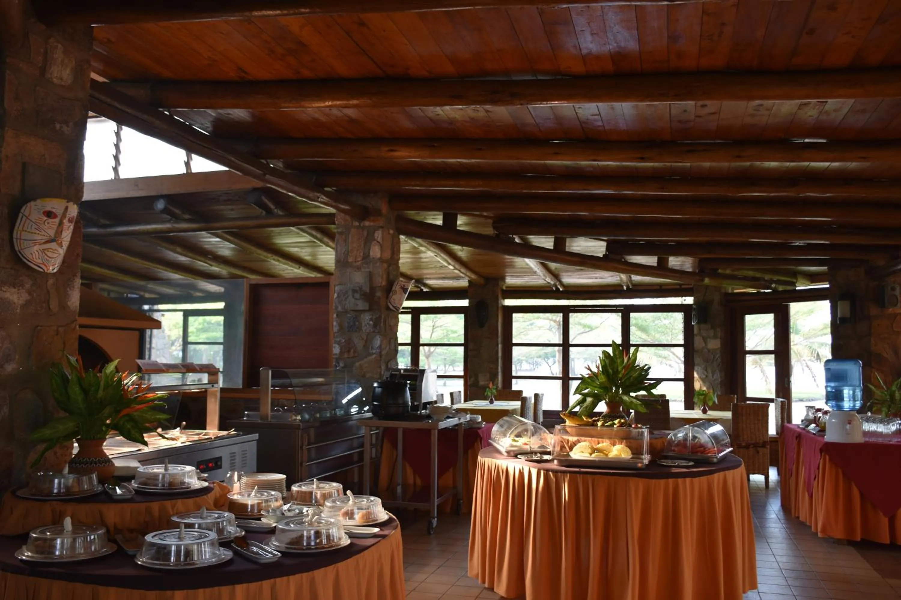 Breakfast in Hotel Club du Lac Tanganyika