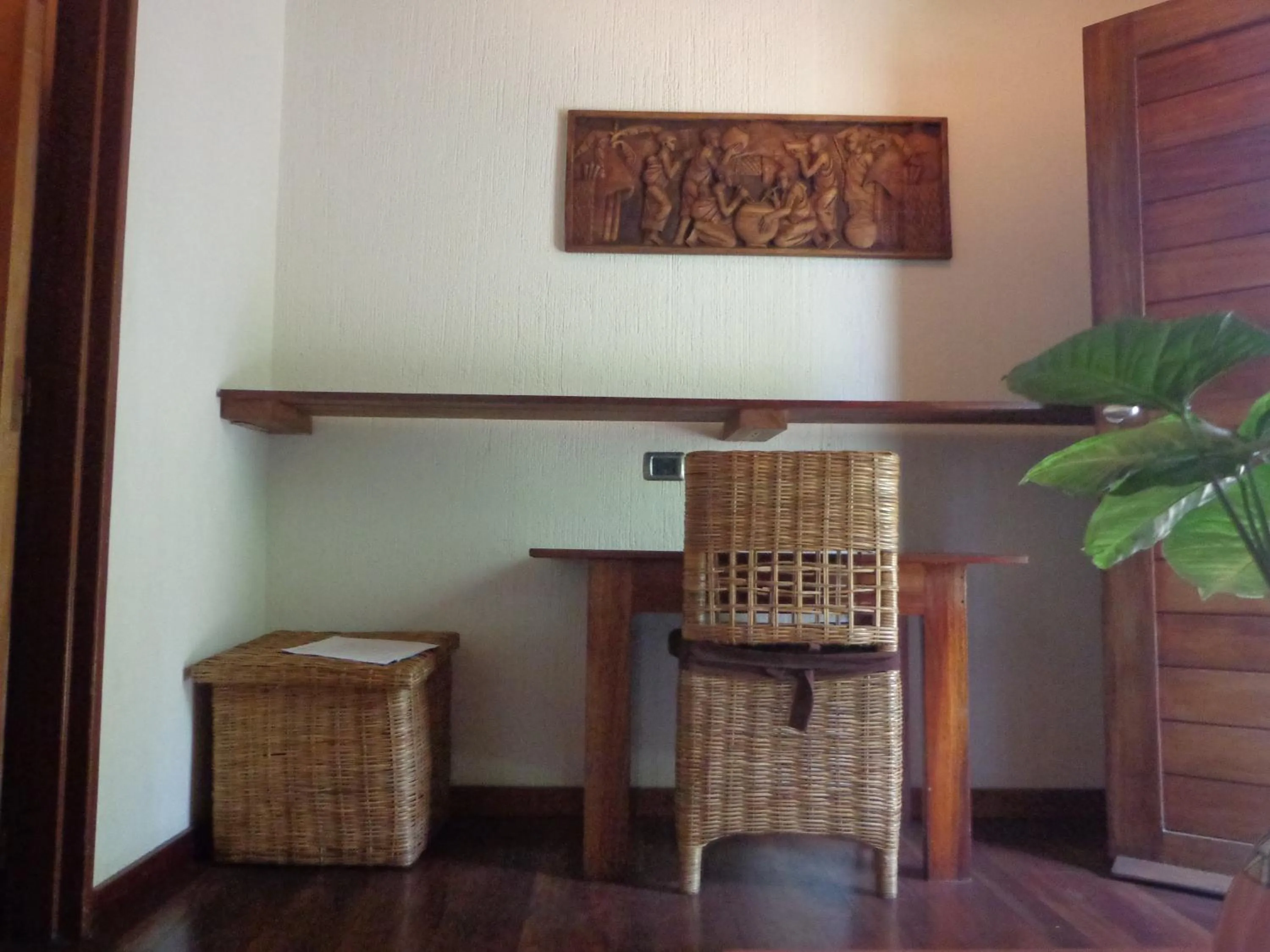 Decorative detail in Hotel Club du Lac Tanganyika