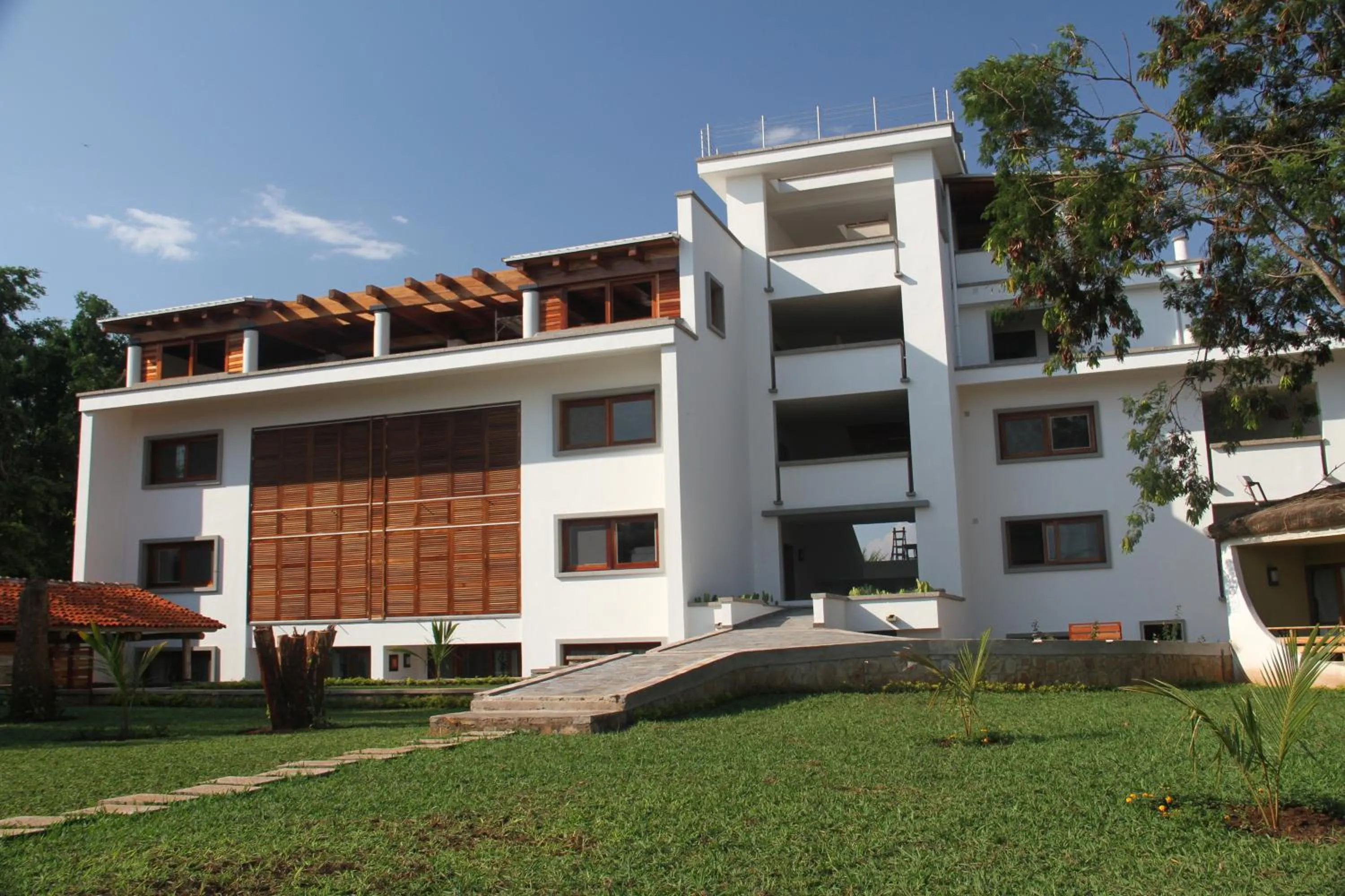 Facade/entrance in Hotel Club du Lac Tanganyika