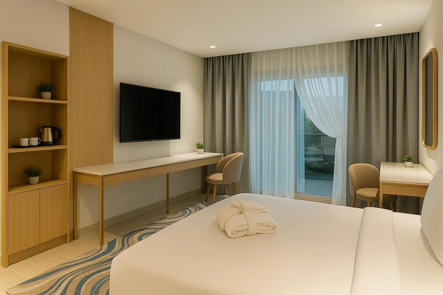 Bed in Pickalbatros Palais Des Roses - Agadir - All Inclusive