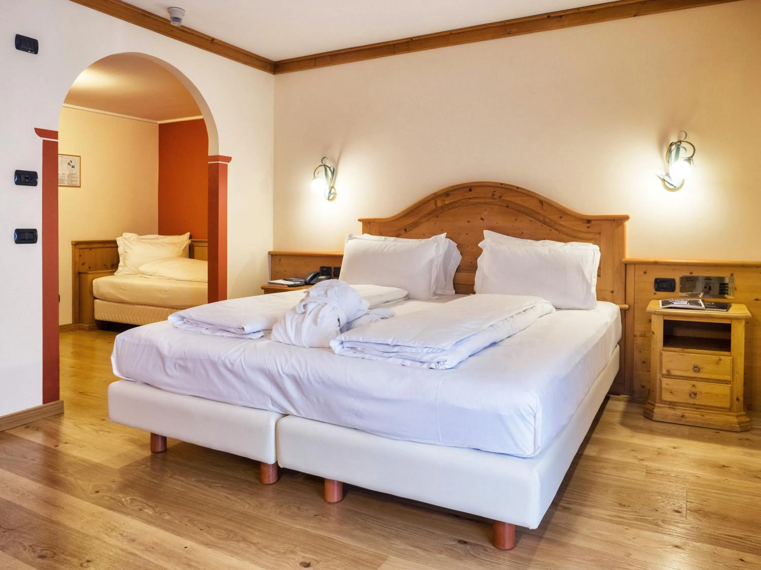 Bed in Hotel Bertelli