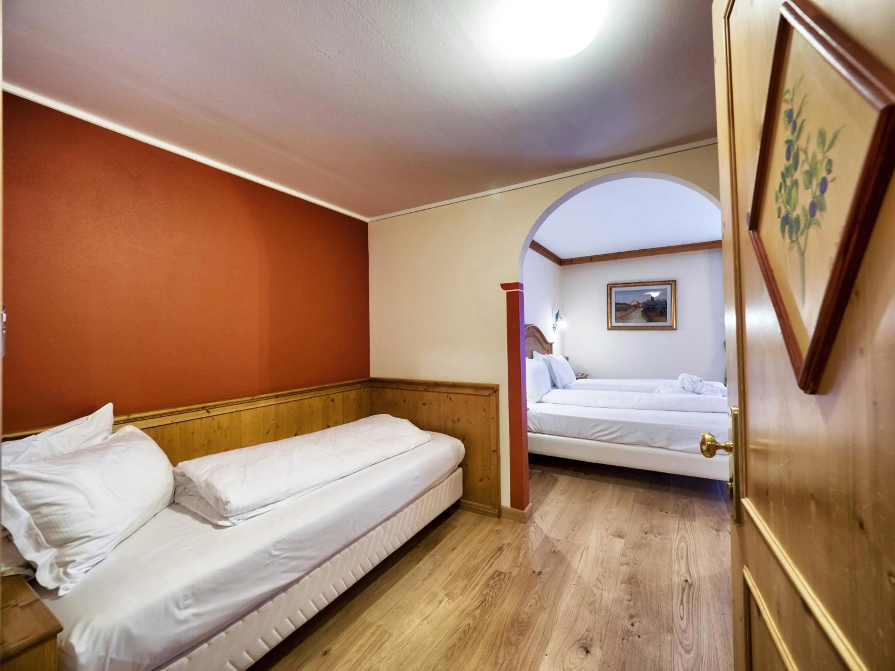 Bed in Hotel Bertelli