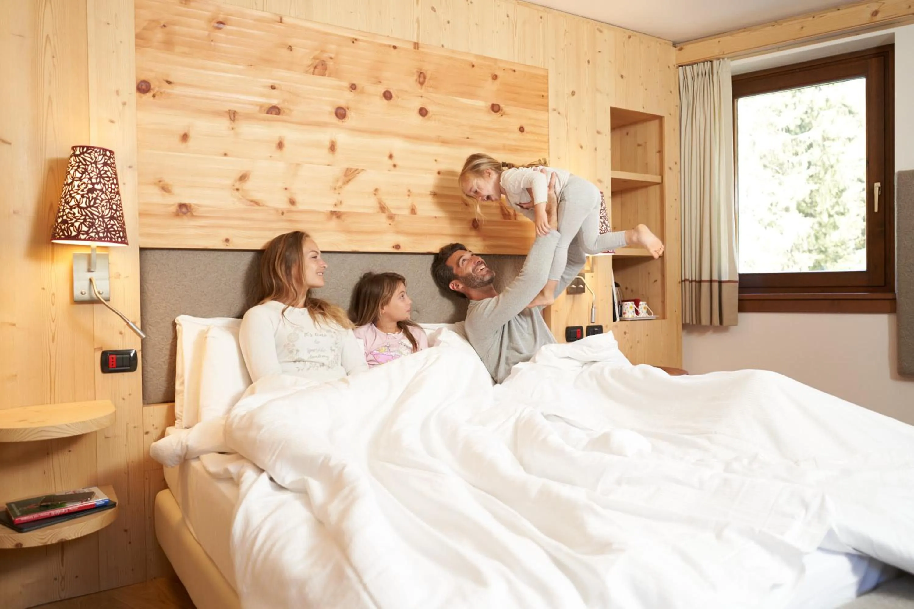 Bed in Hotel Bertelli