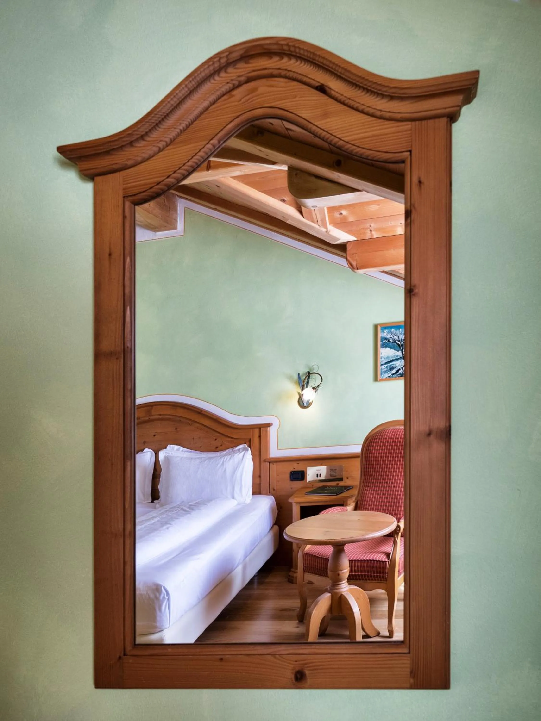 Bed in Hotel Bertelli