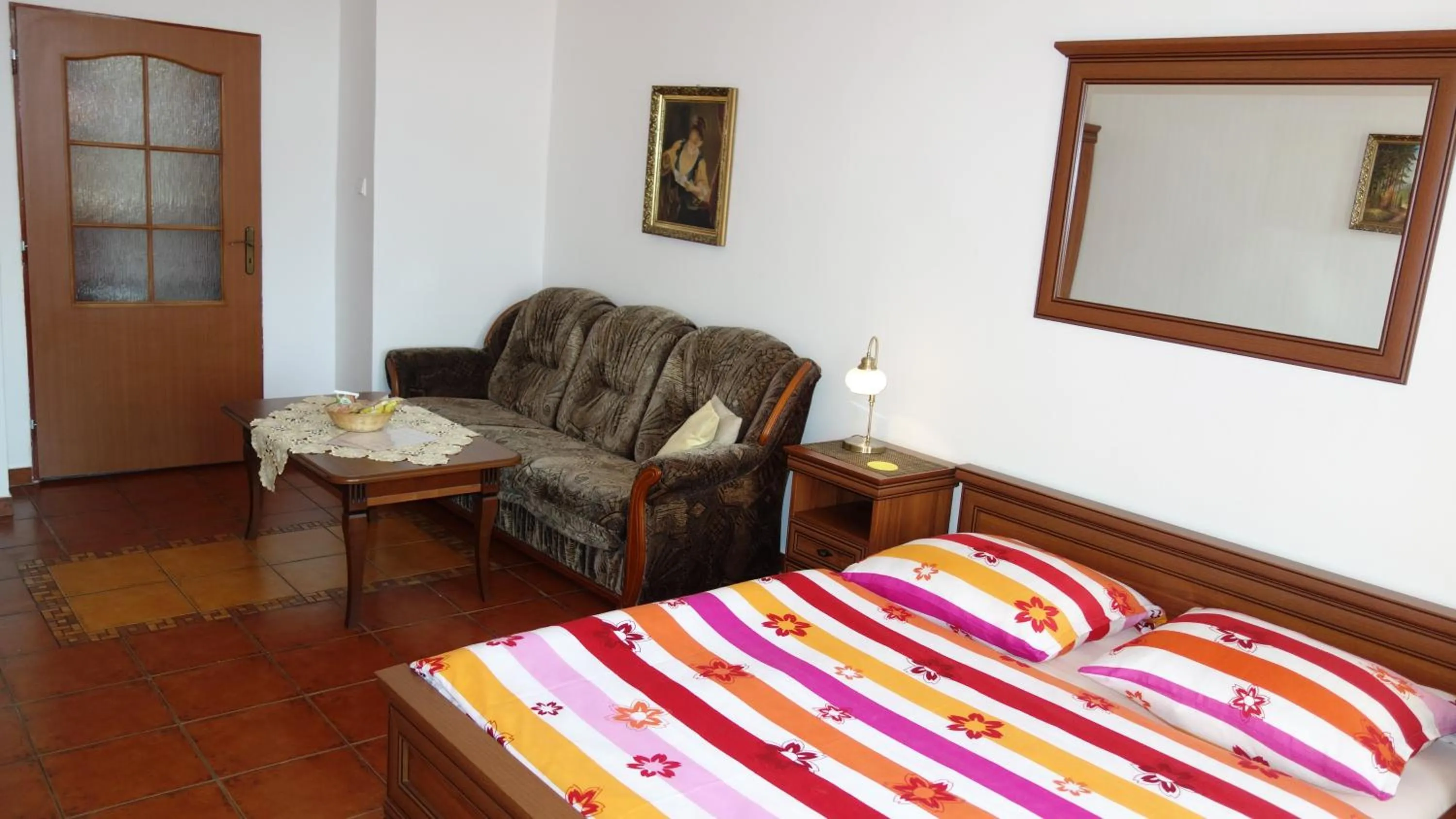 Bedroom, Bed in Apartments Rokytka - Praha