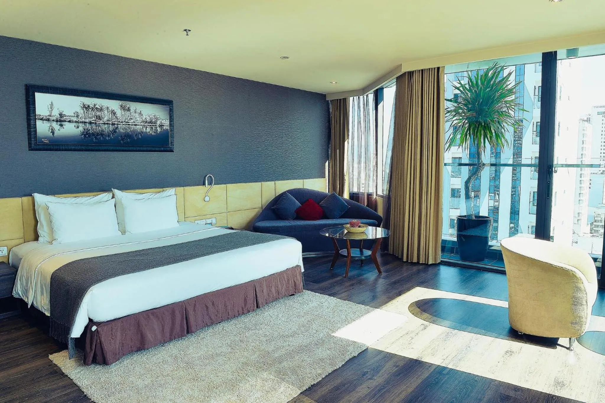 Bed in Alana Nha Trang Beach Hotel