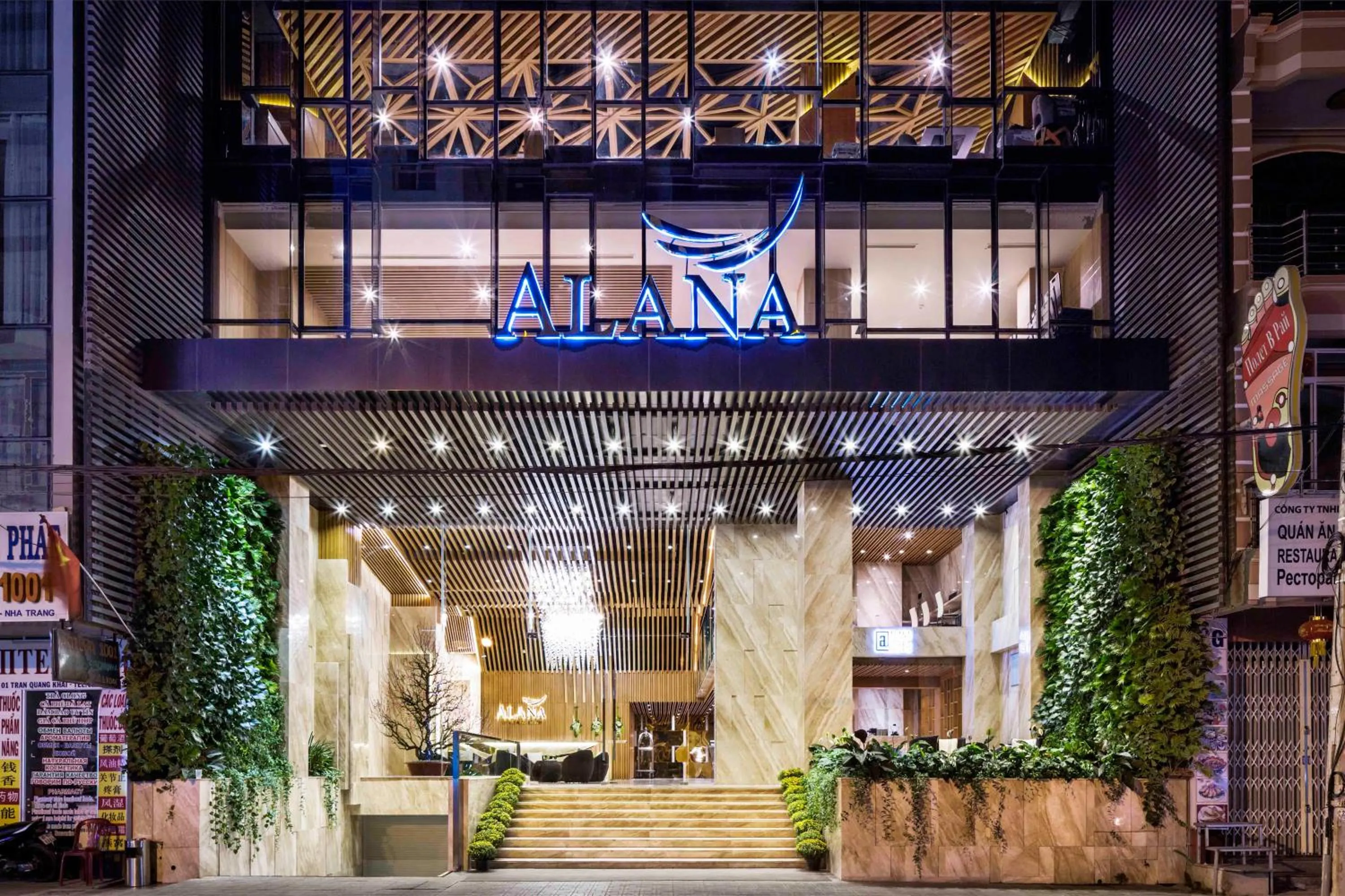 Facade/entrance in Alana Nha Trang Beach Hotel