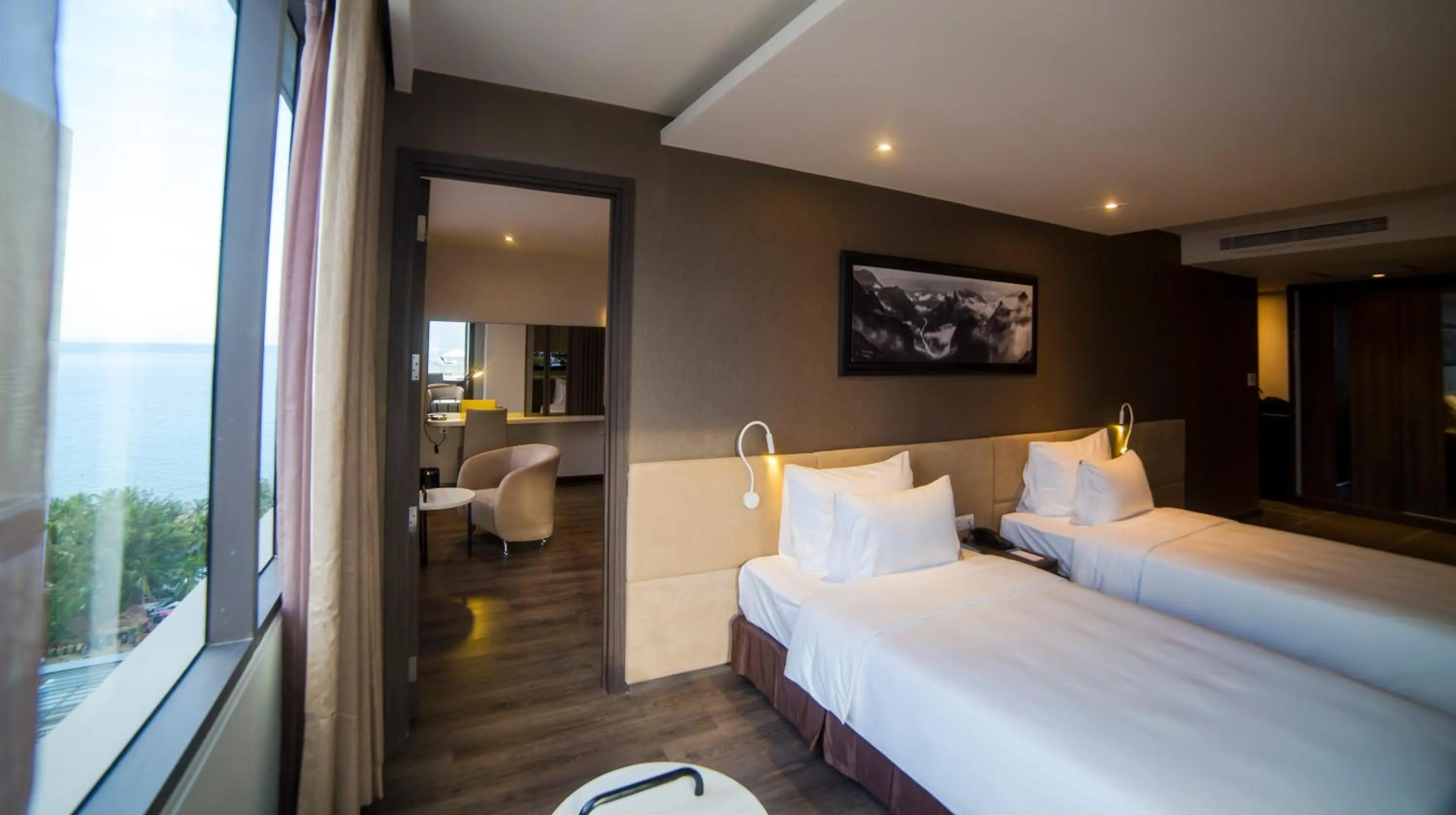 Bed in Alana Nha Trang Beach Hotel