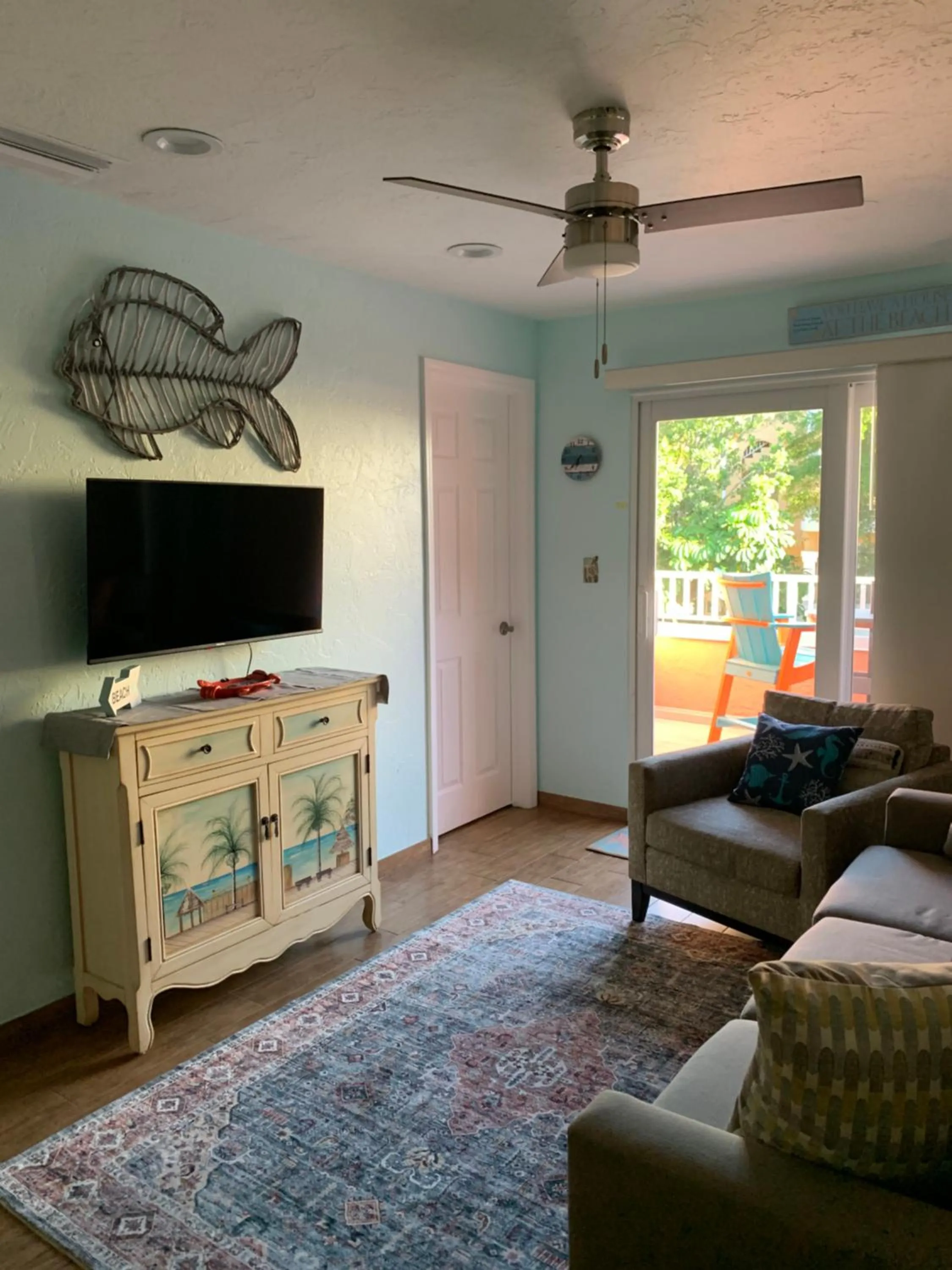Living room in Coquina Beach Club 109