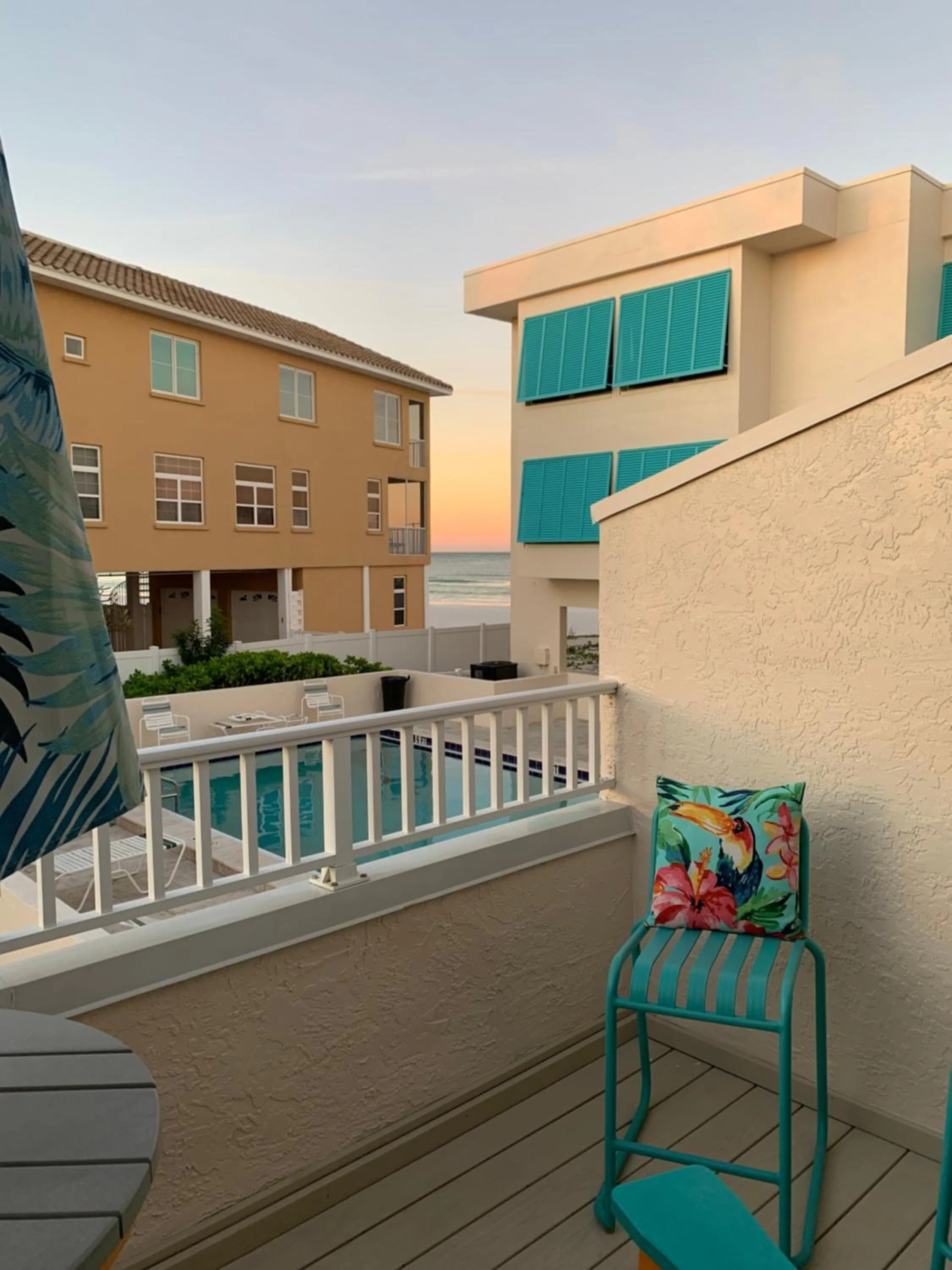 Balcony/Terrace in Coquina Beach Club 109
