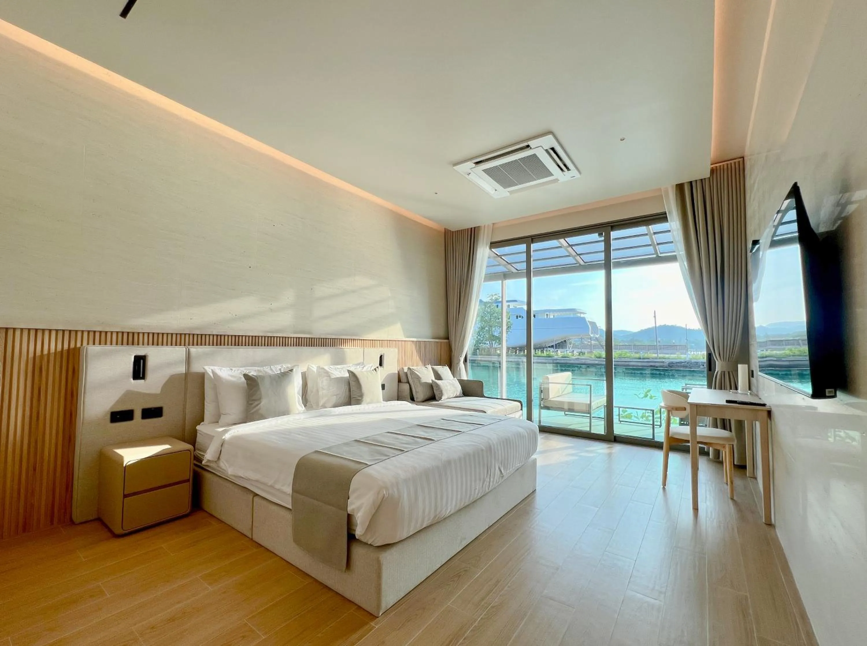 Bedroom, Bed in Baan Tah On The Sea