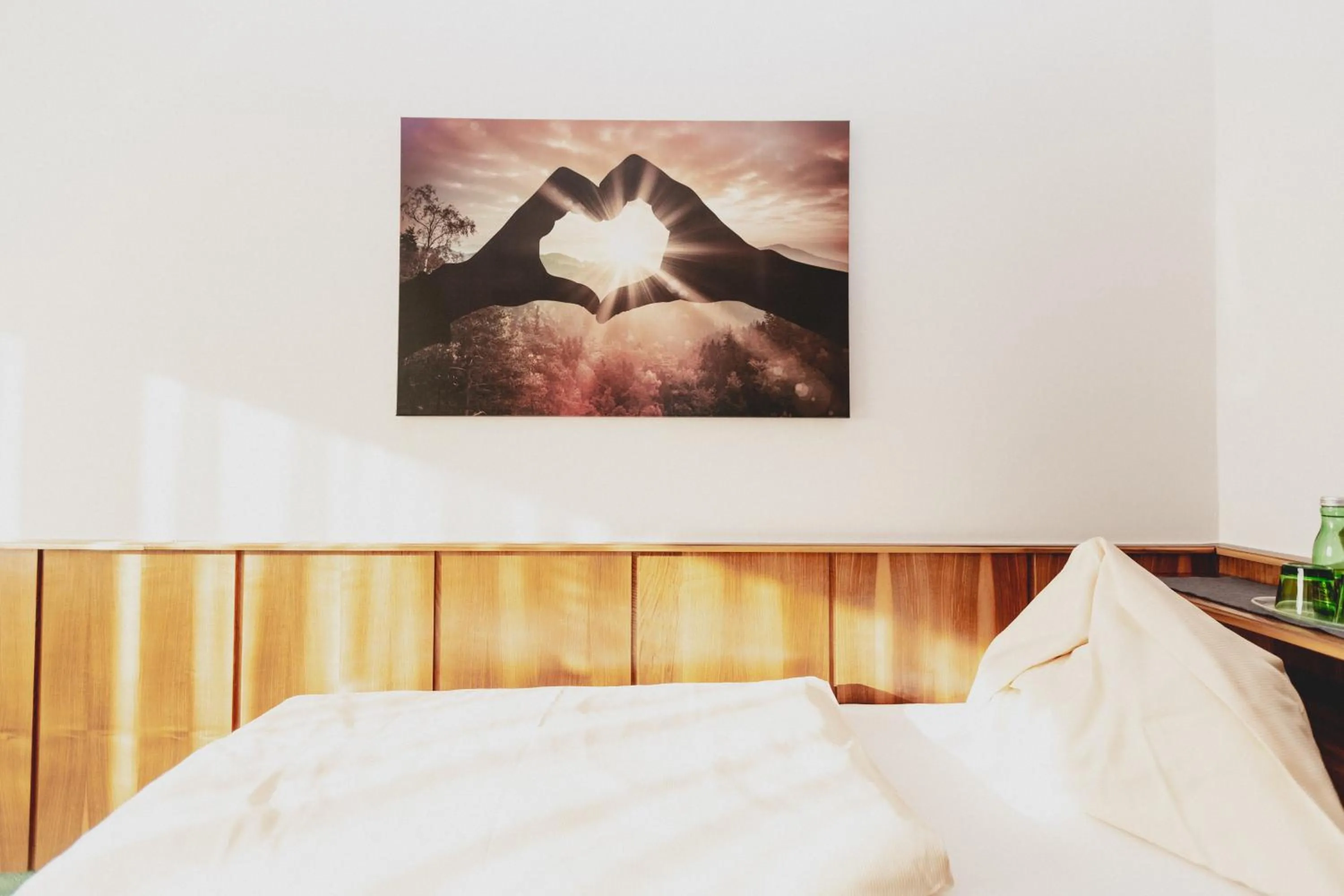 Bed in Gasthof Berghof