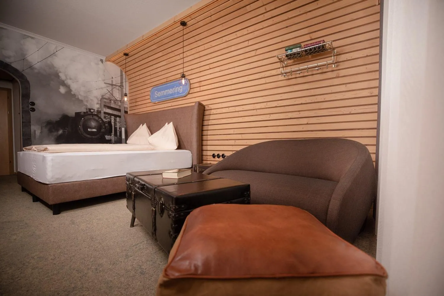 Bed in Gasthof Berghof