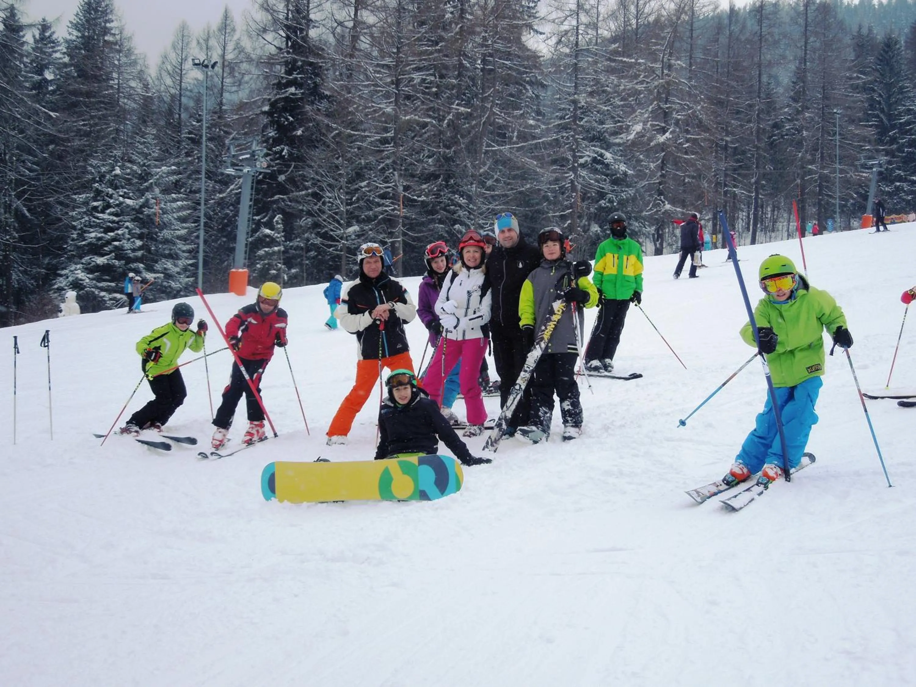 group of guests in Gasthof Berghof