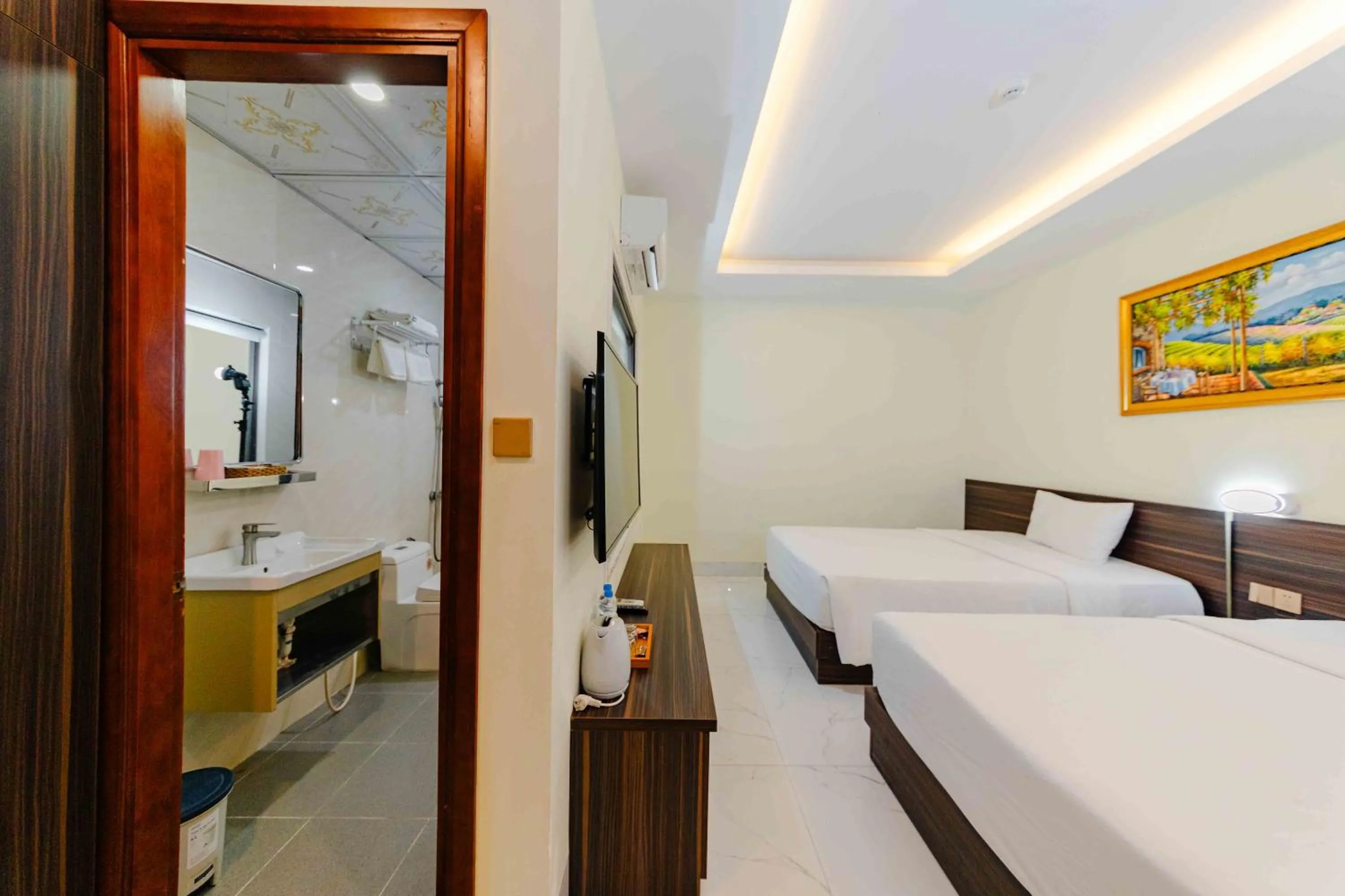 Bathroom, Bed in Sin OAE