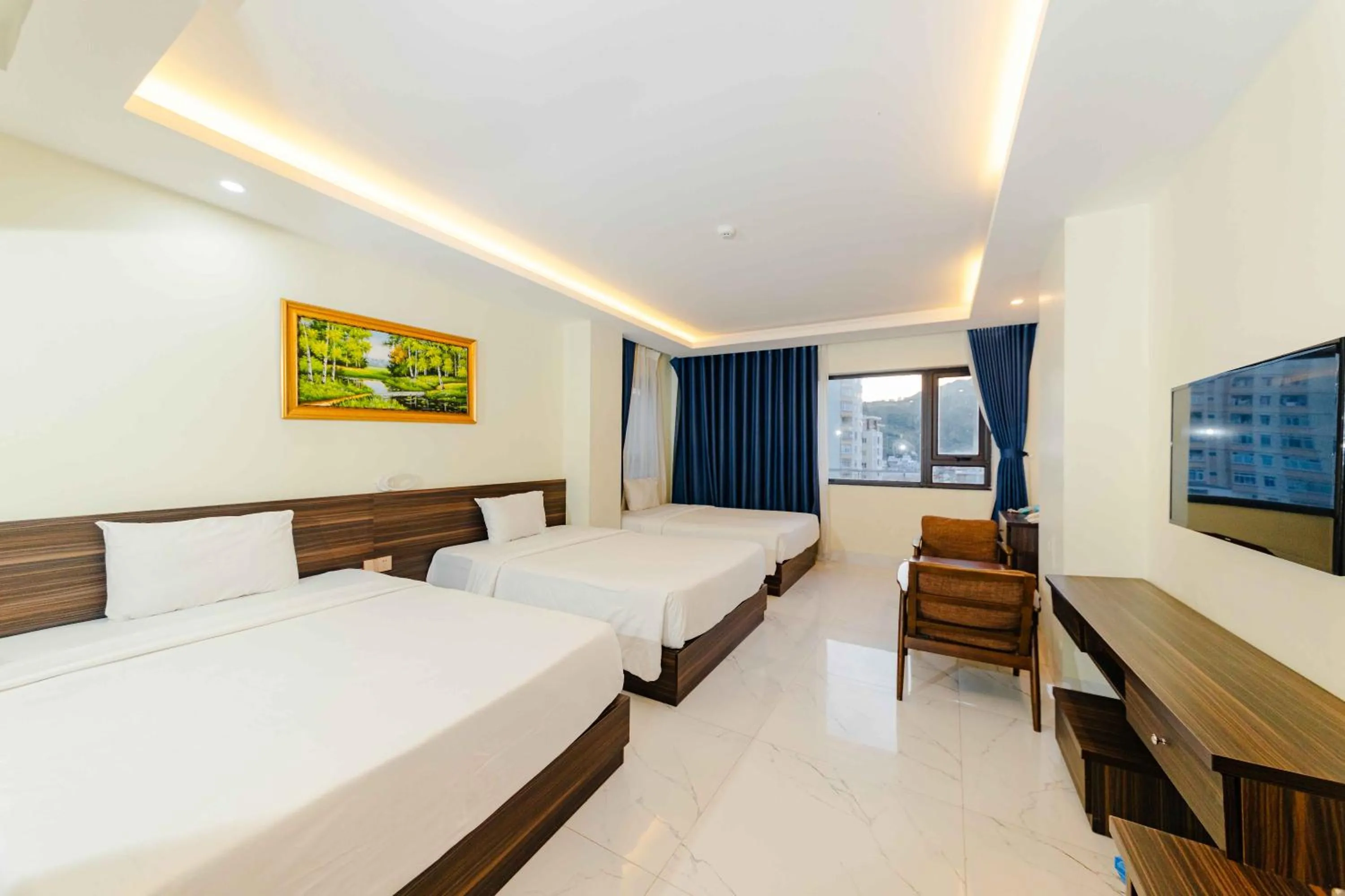 Photo of the whole room, Bed in Sin OAE