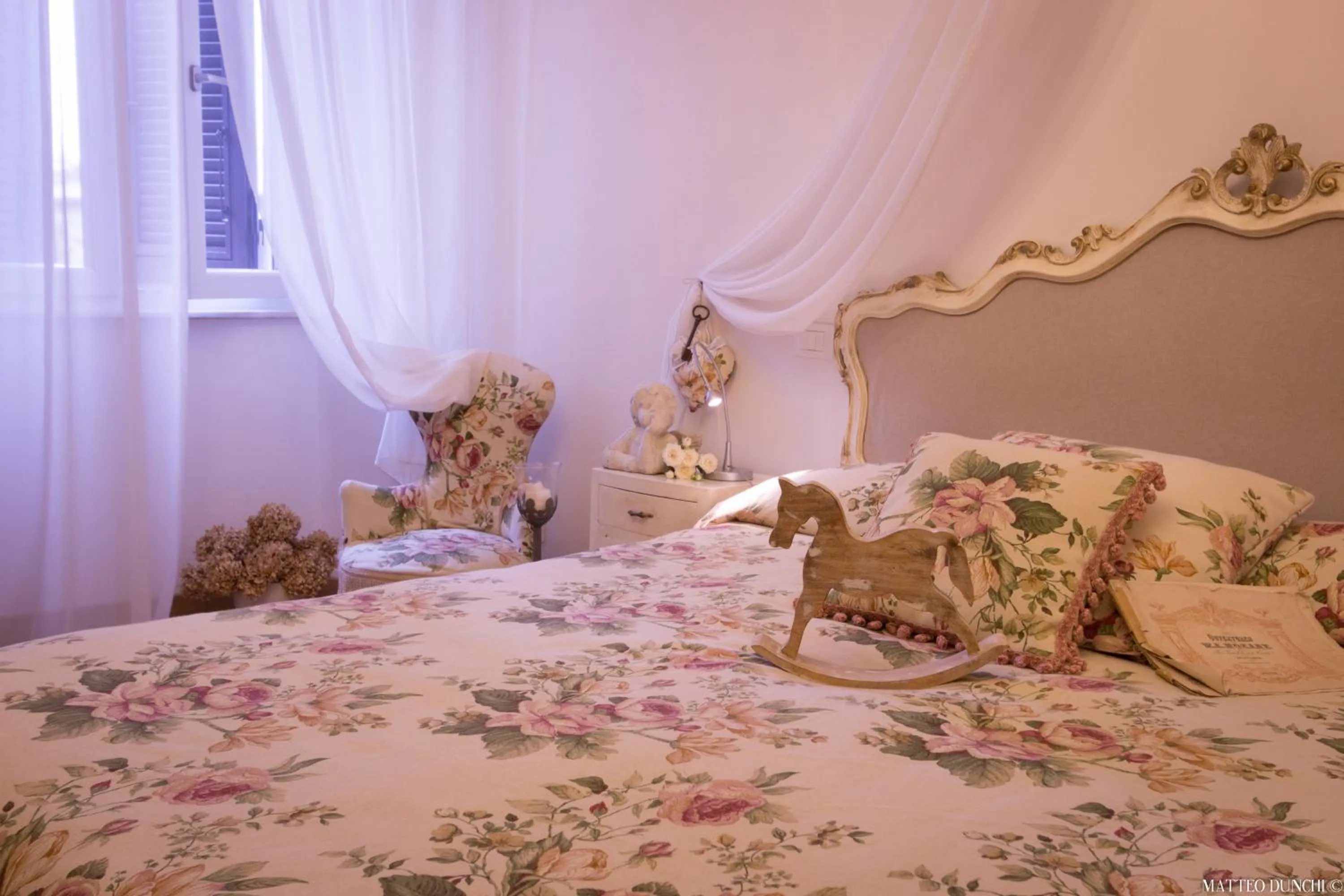 Decorative detail, Bed in B&B Il Cuore