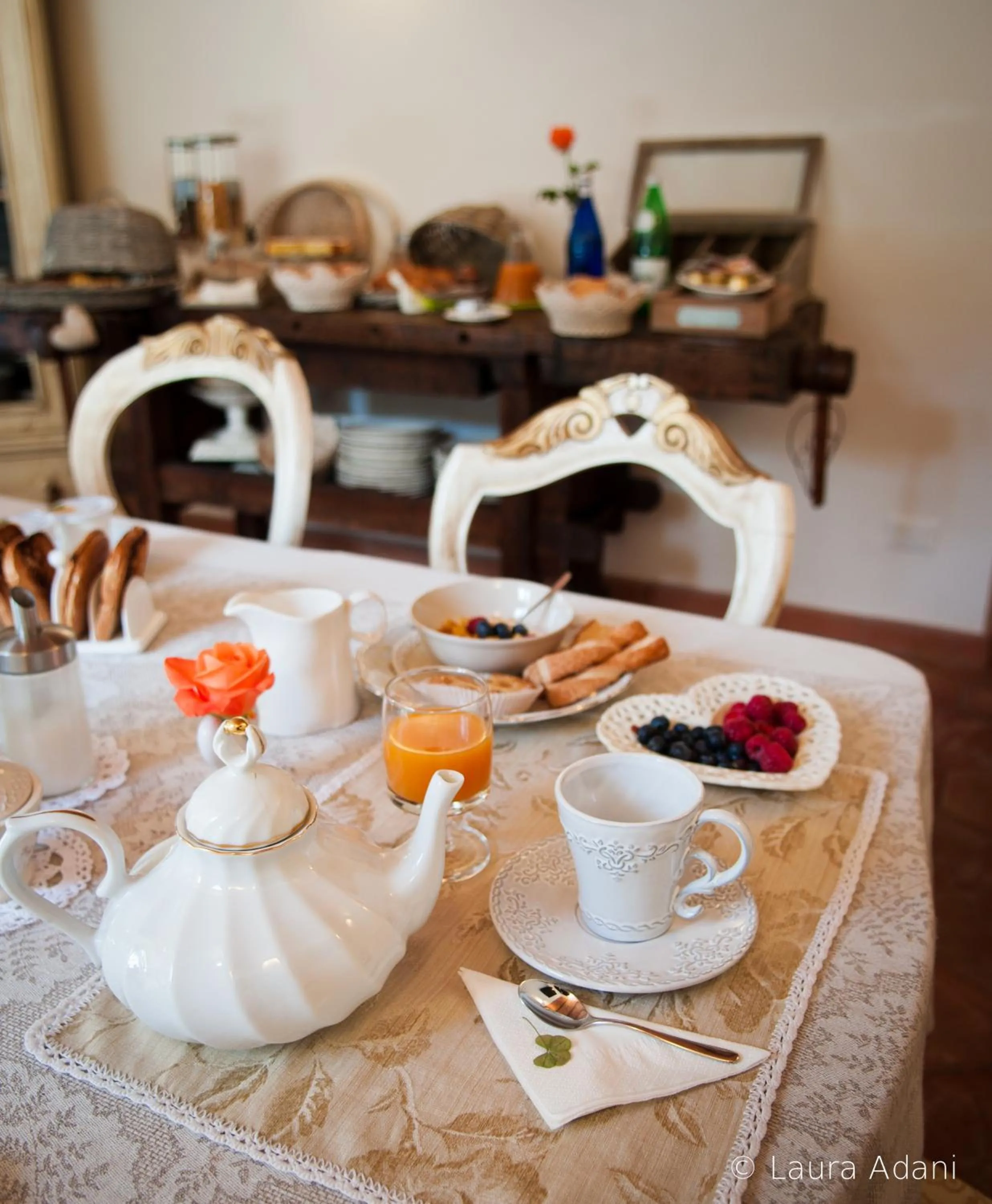 Decorative detail in B&B Il Cuore