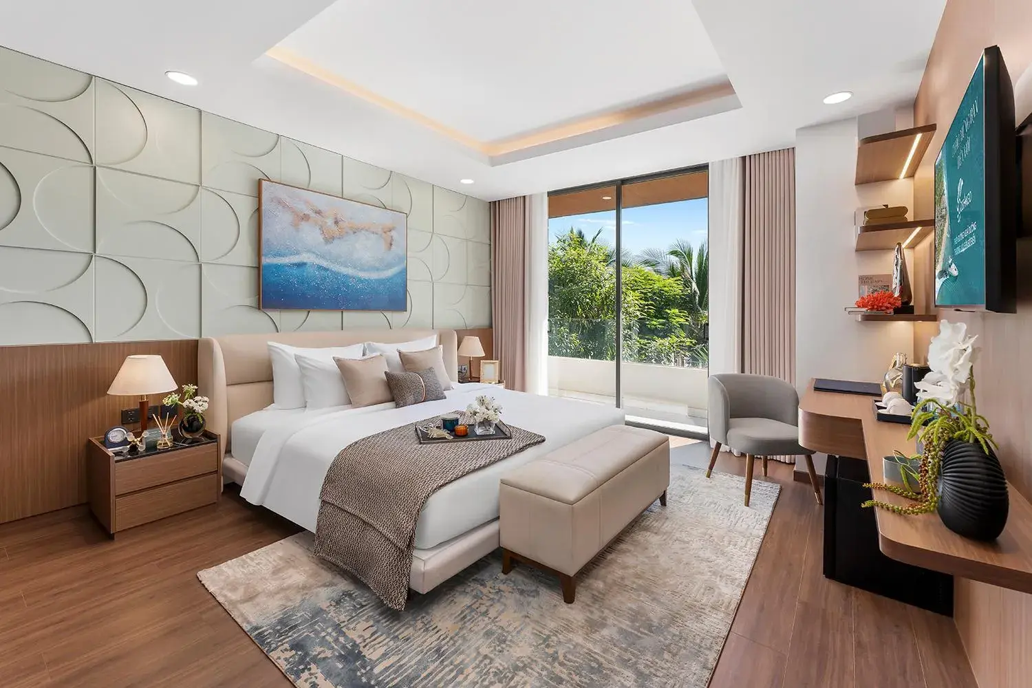 Queen Room with Rain Shower and Balcony - Garden View/Non-Smoking in Costamigo Phan Thiet, BW Premier Collection Queen Room with Rain Shower and Balcony - Garden View/Non-Smoking in Costamigo Phan Thiet, BW Premier Collection