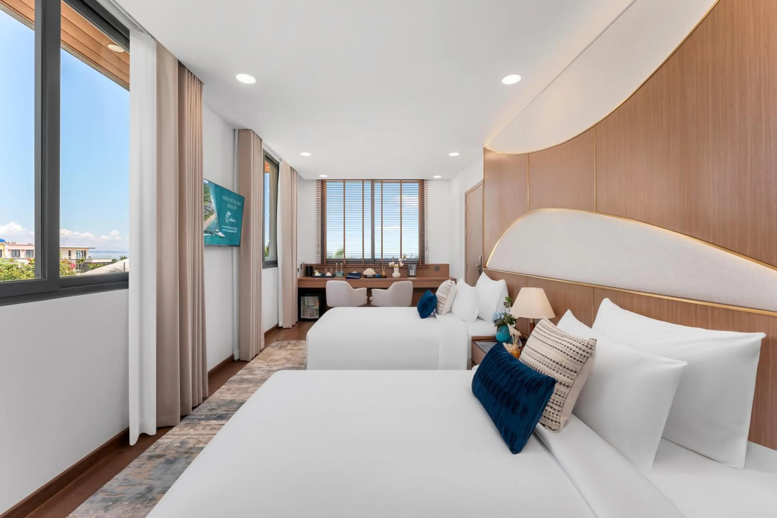 Twin Room with Balcony and Ocean View - Non-Smoking in Costamigo Phan Thiet, BW Premier Collection