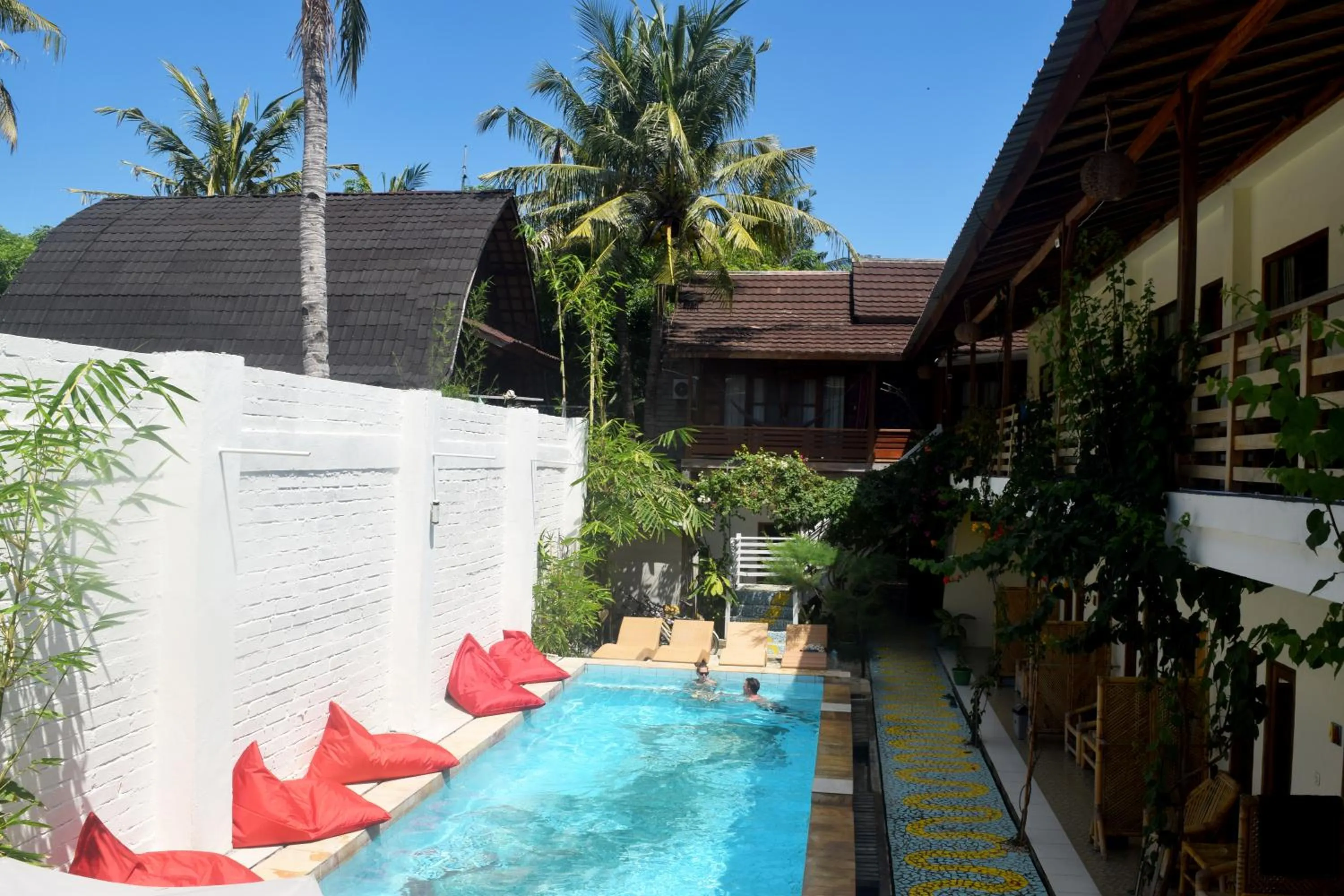 Swimming pool in Panda Cottage