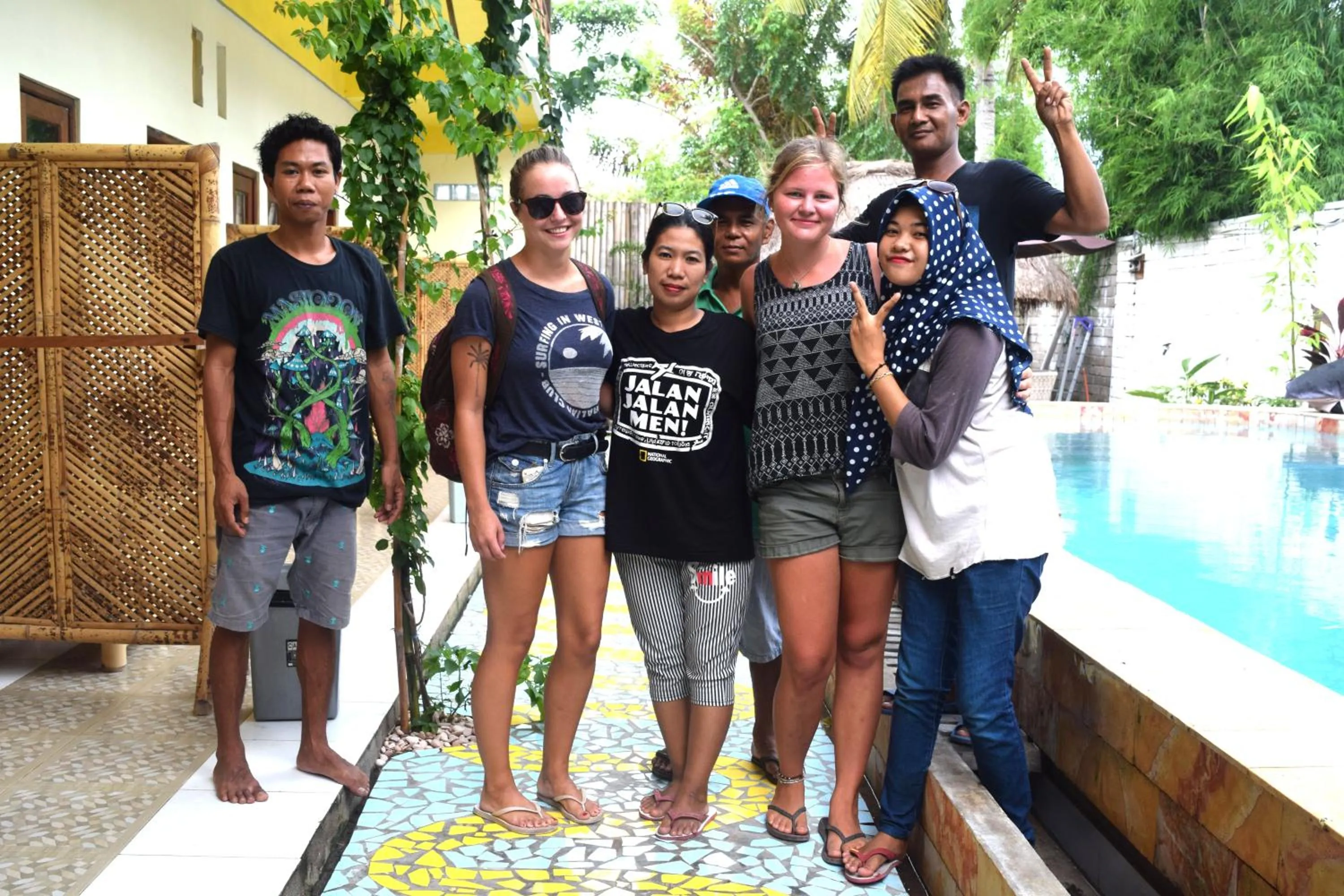 Family in Panda Cottage
