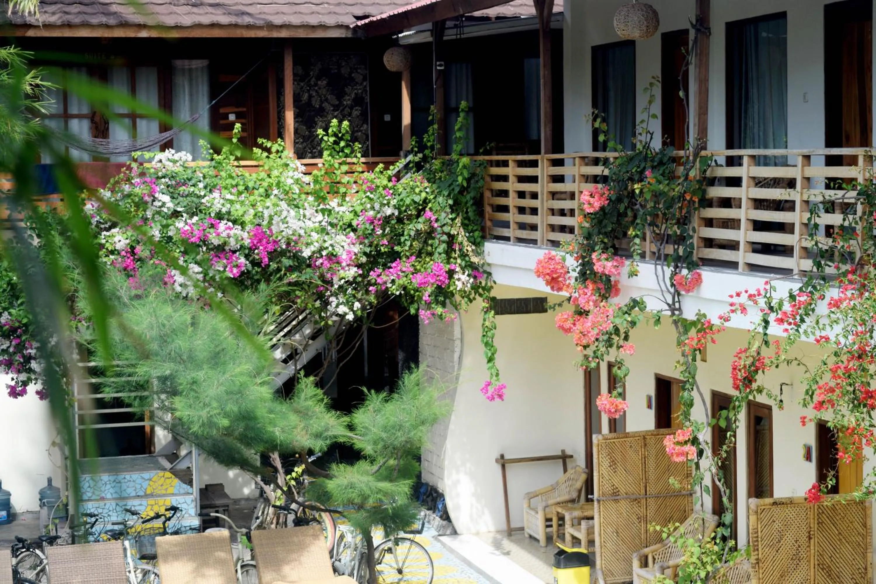Patio in Panda Cottage