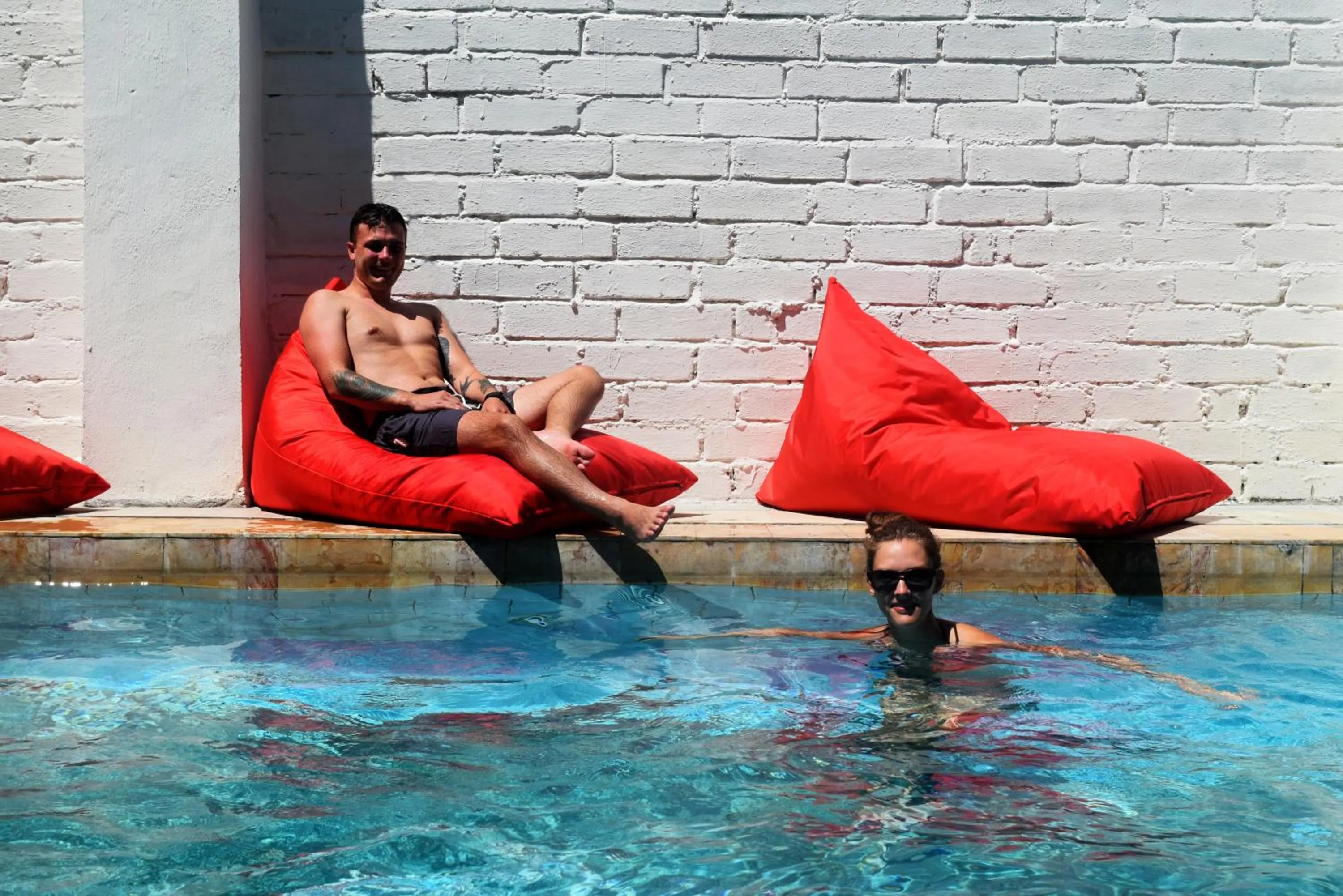 Swimming pool in Panda Cottage
