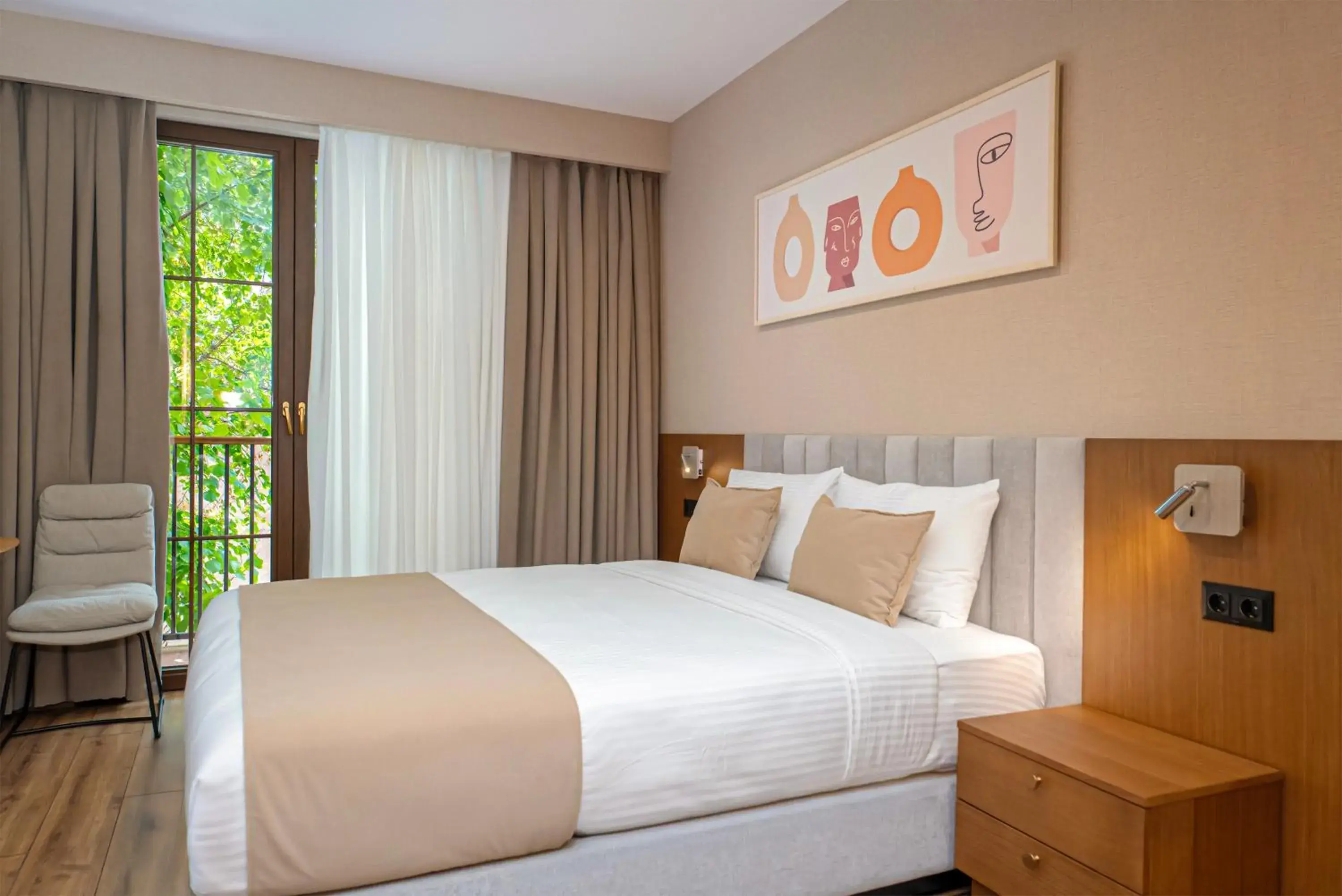 Bedroom, Bed in Boutique Hotel Calligraphy Bedroom, Bed in Boutique Hotel Calligraphy