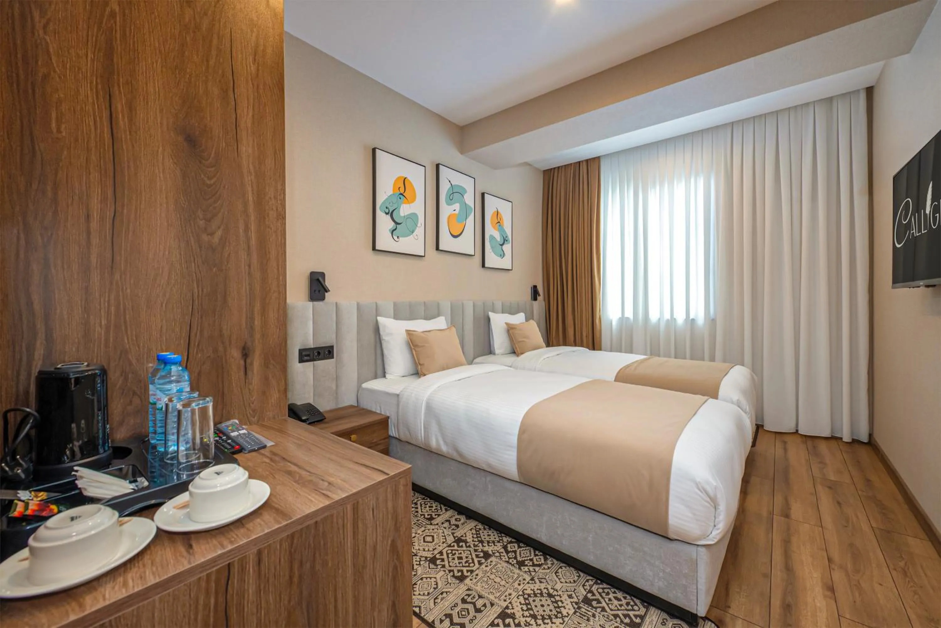 Bedroom, Bed in Boutique Hotel Calligraphy