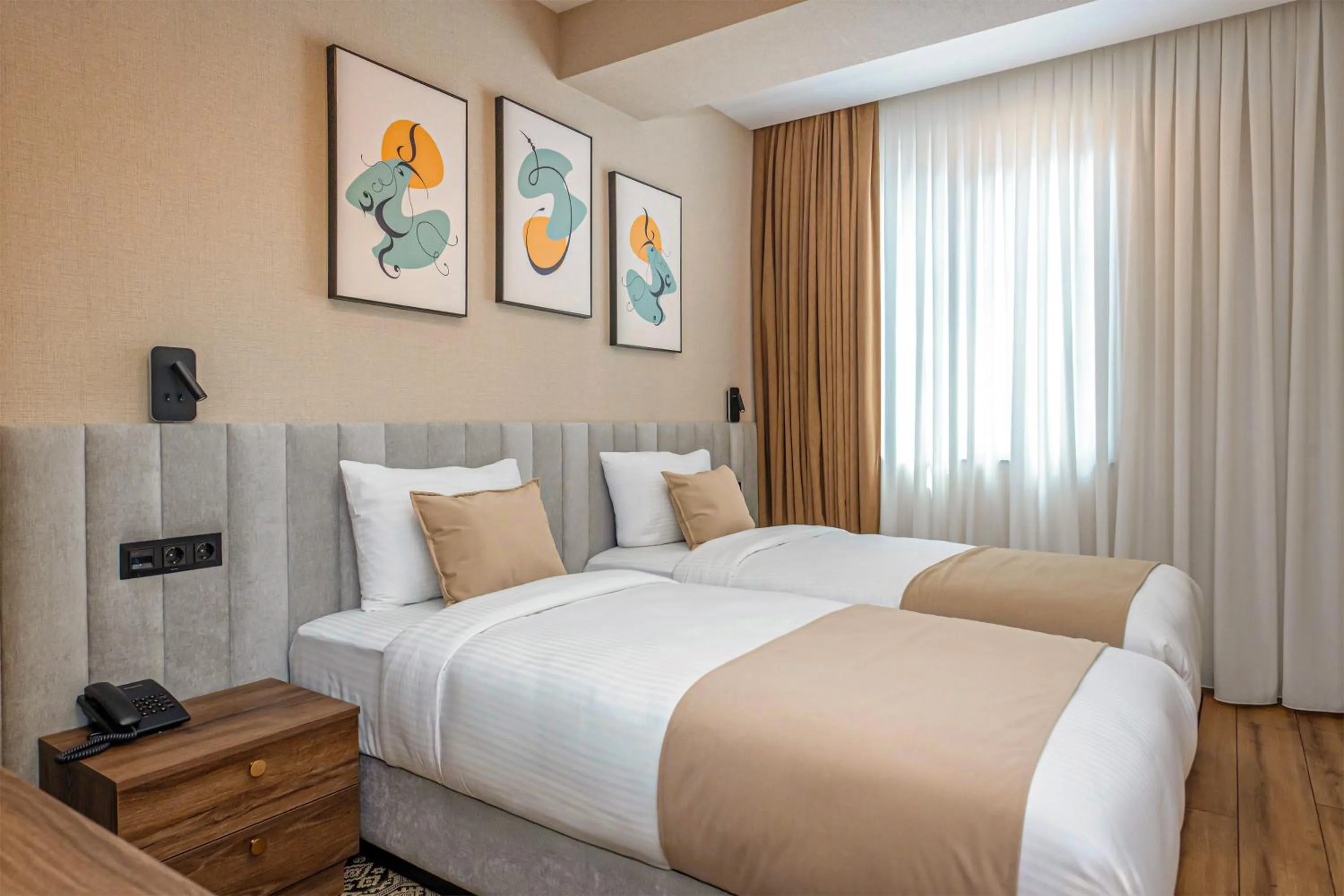 Bedroom, Bed in Boutique Hotel Calligraphy