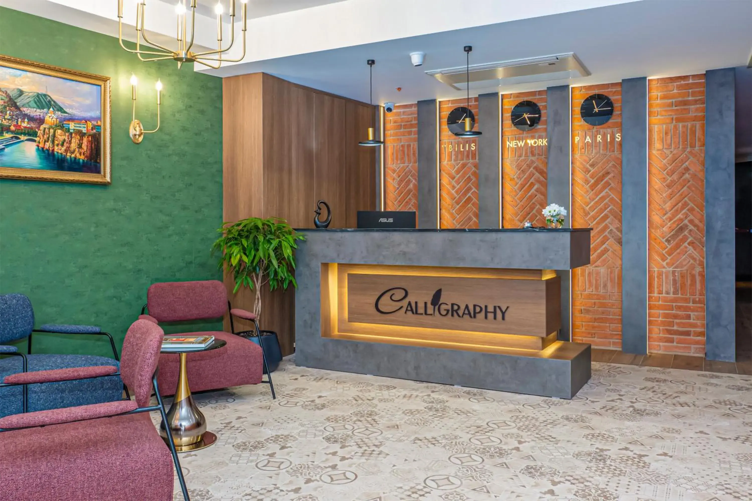 Lobby or reception in Boutique Hotel Calligraphy Lobby or reception in Boutique Hotel Calligraphy