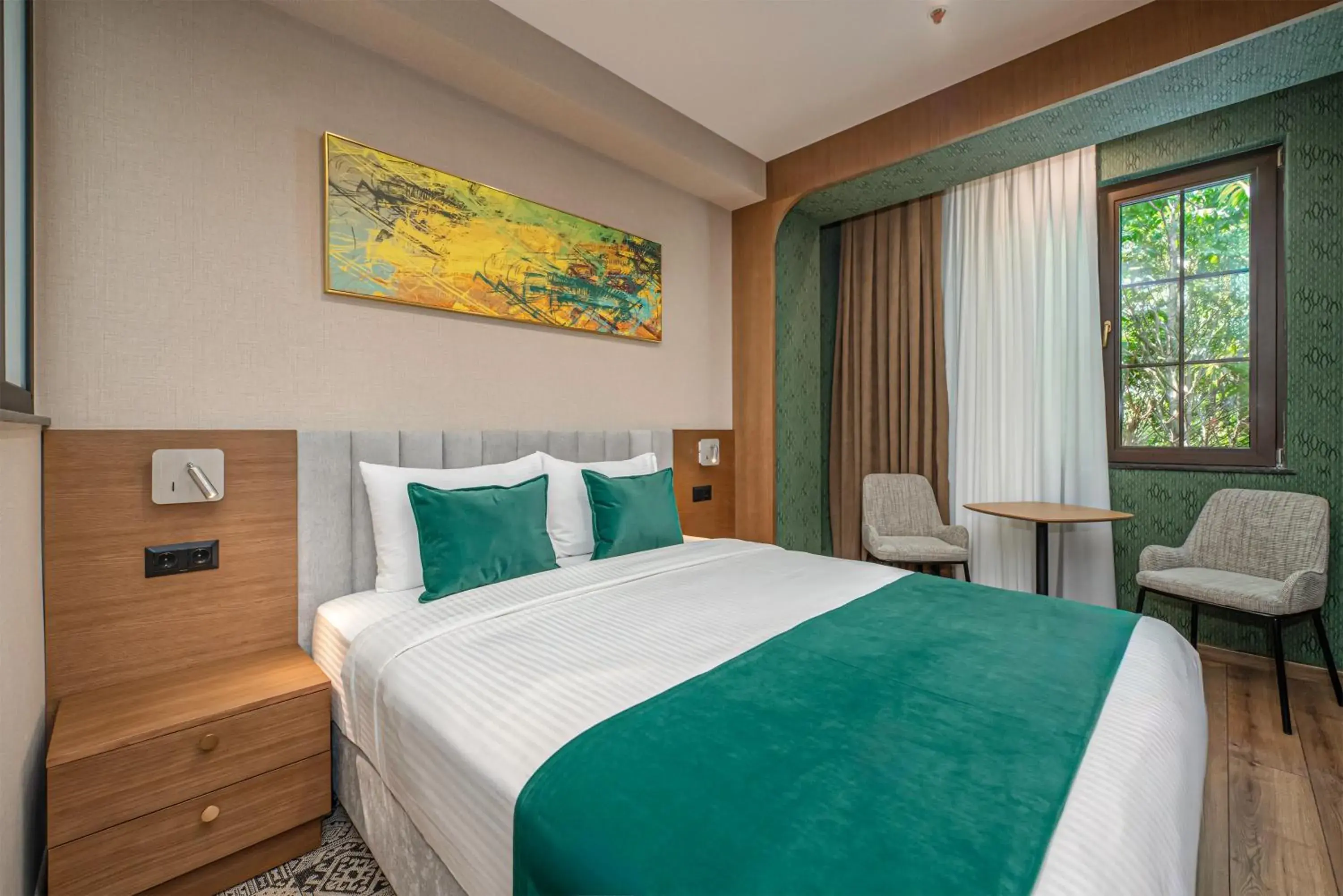 Bedroom, Bed in Boutique Hotel Calligraphy Bedroom, Bed in Boutique Hotel Calligraphy