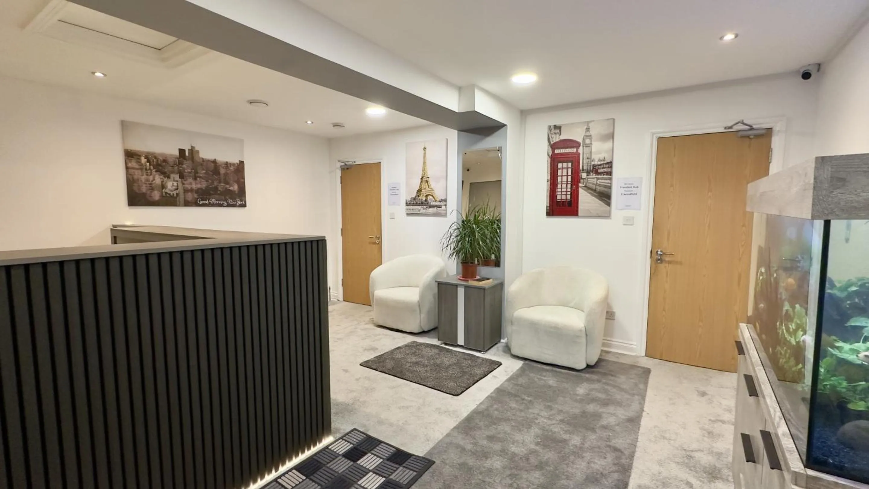 Living room in Heathrow Travellers Hub