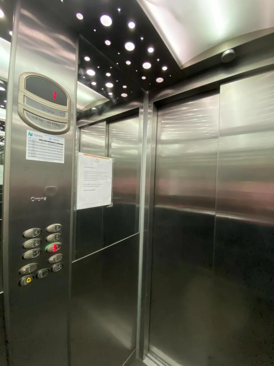 elevator in Hotel Boutique Reyall