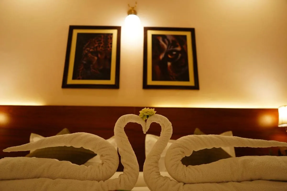 Bed in Sundervan Vilas Ranthambore