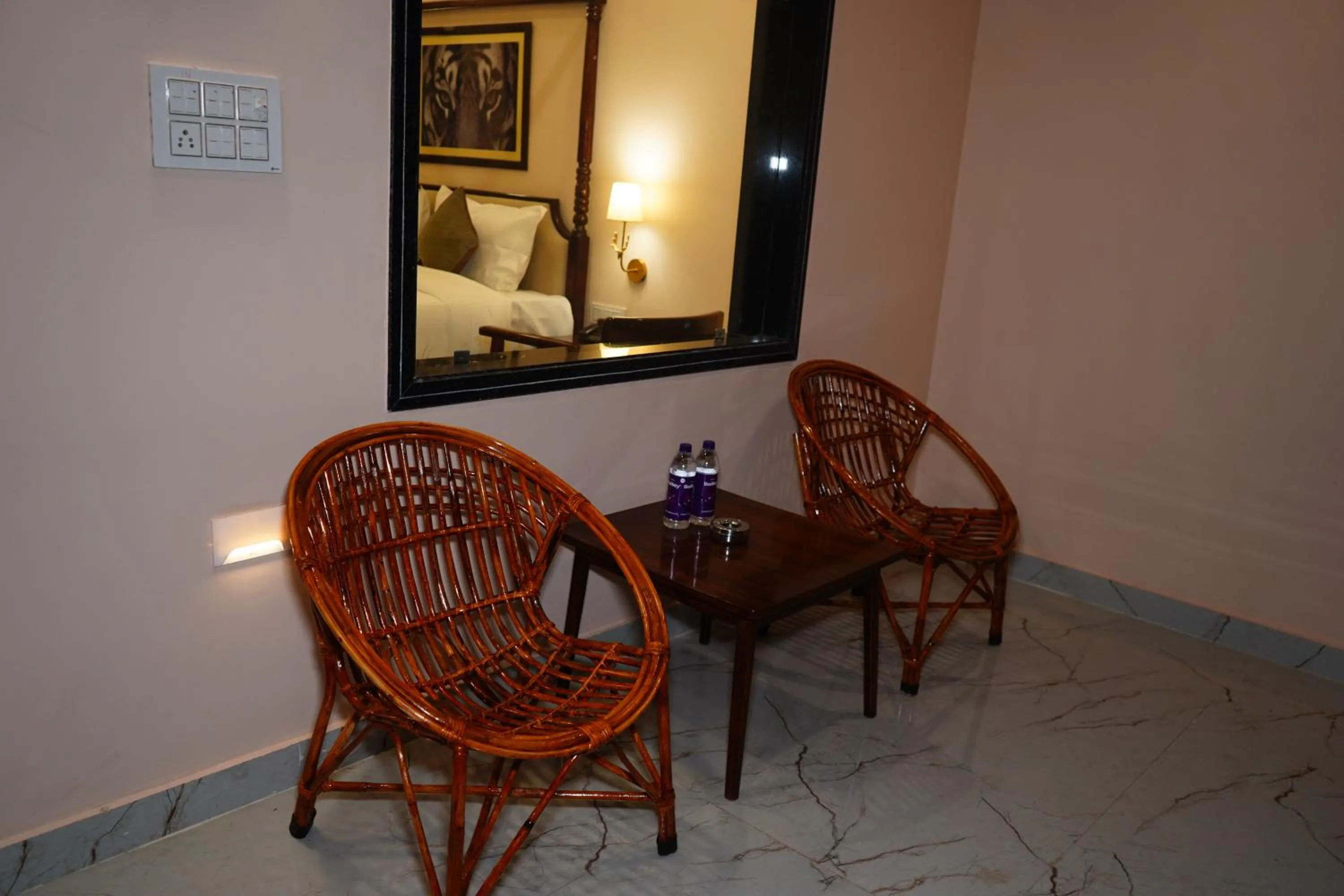 Living room in Sundervan Vilas Ranthambore