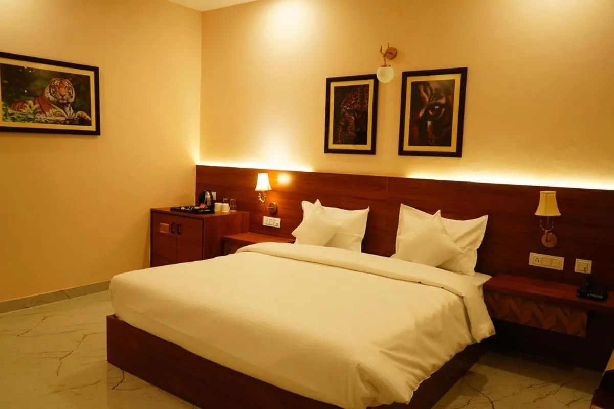 Bed in Sundervan Vilas Ranthambore