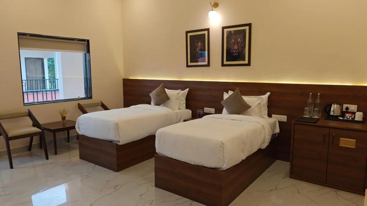 Bed in Sundervan Vilas Ranthambore