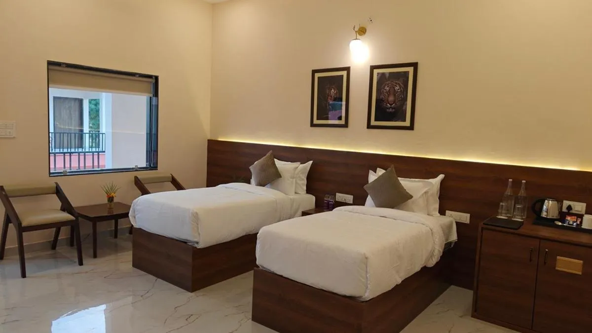 Bed in Sundervan Vilas Ranthambore