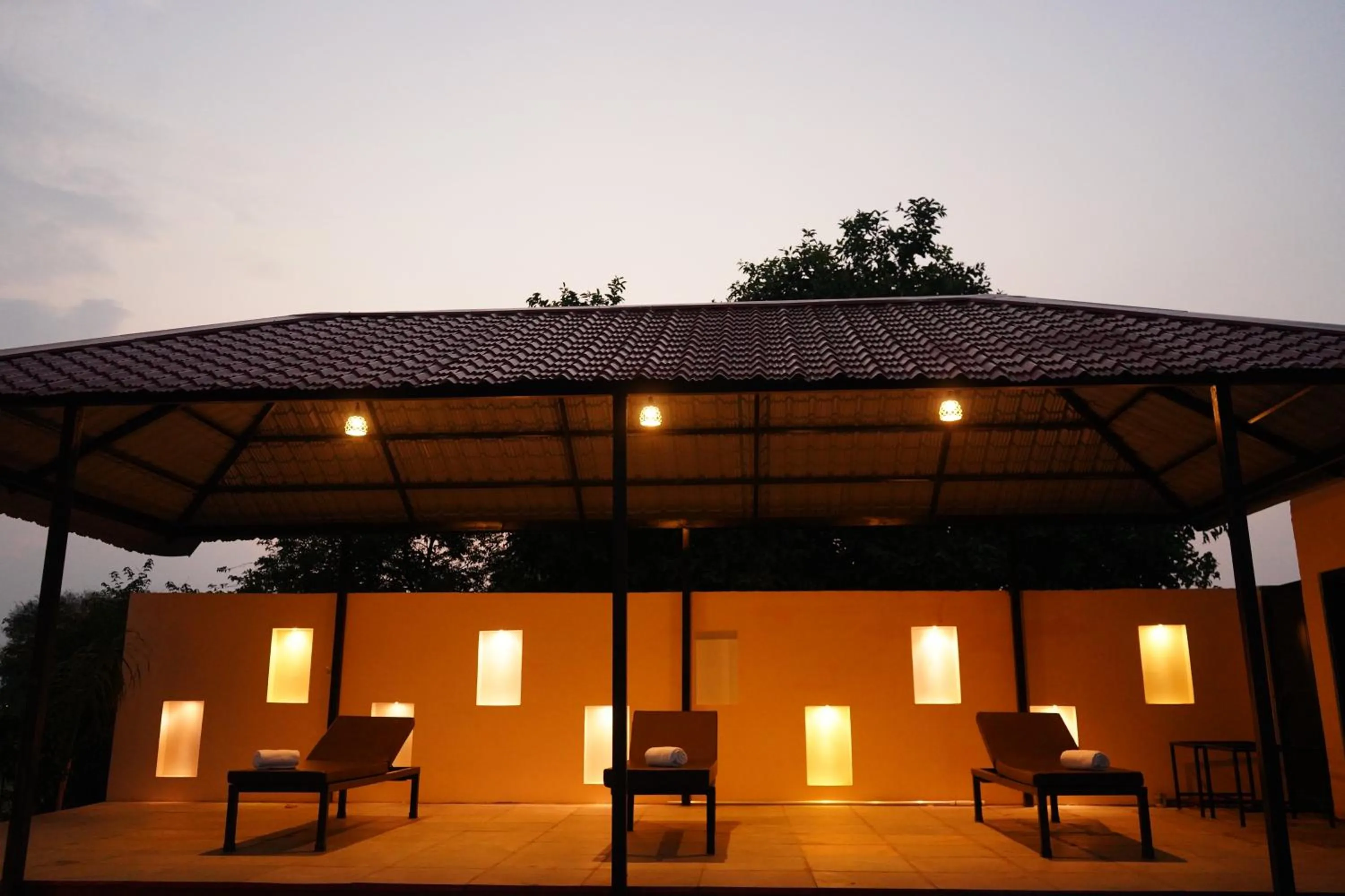 Patio in Sundervan Vilas Ranthambore