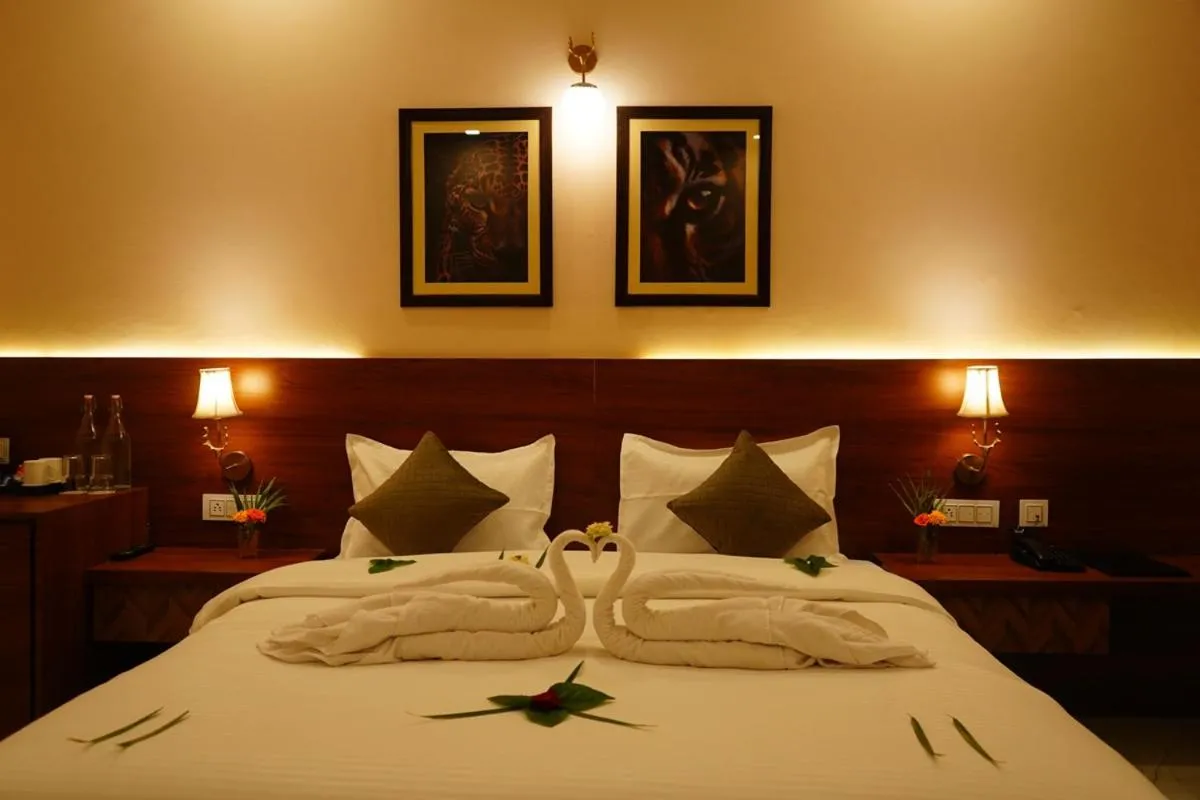 Bed in Sundervan Vilas Ranthambore