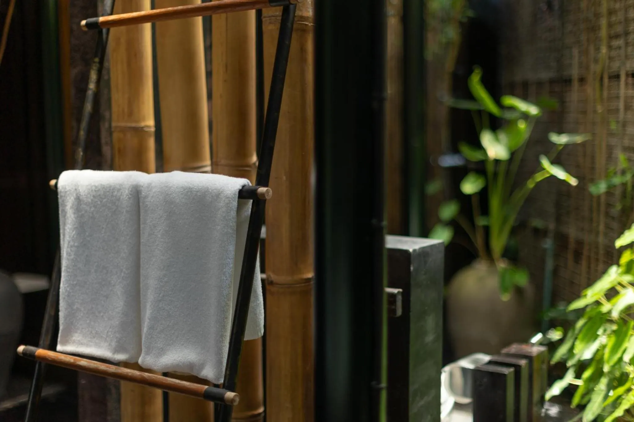 towels in Sanctuary Kanchanaburi