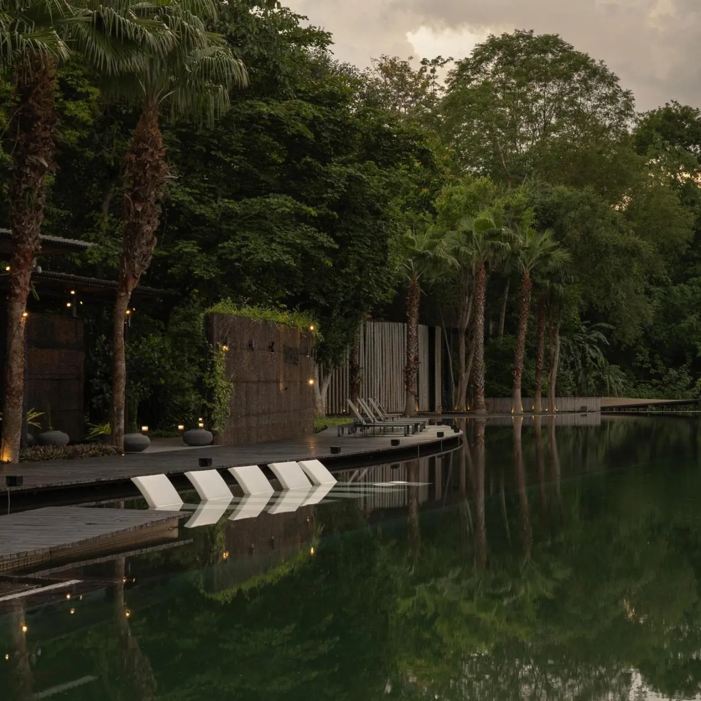 Swimming pool in Sanctuary Kanchanaburi