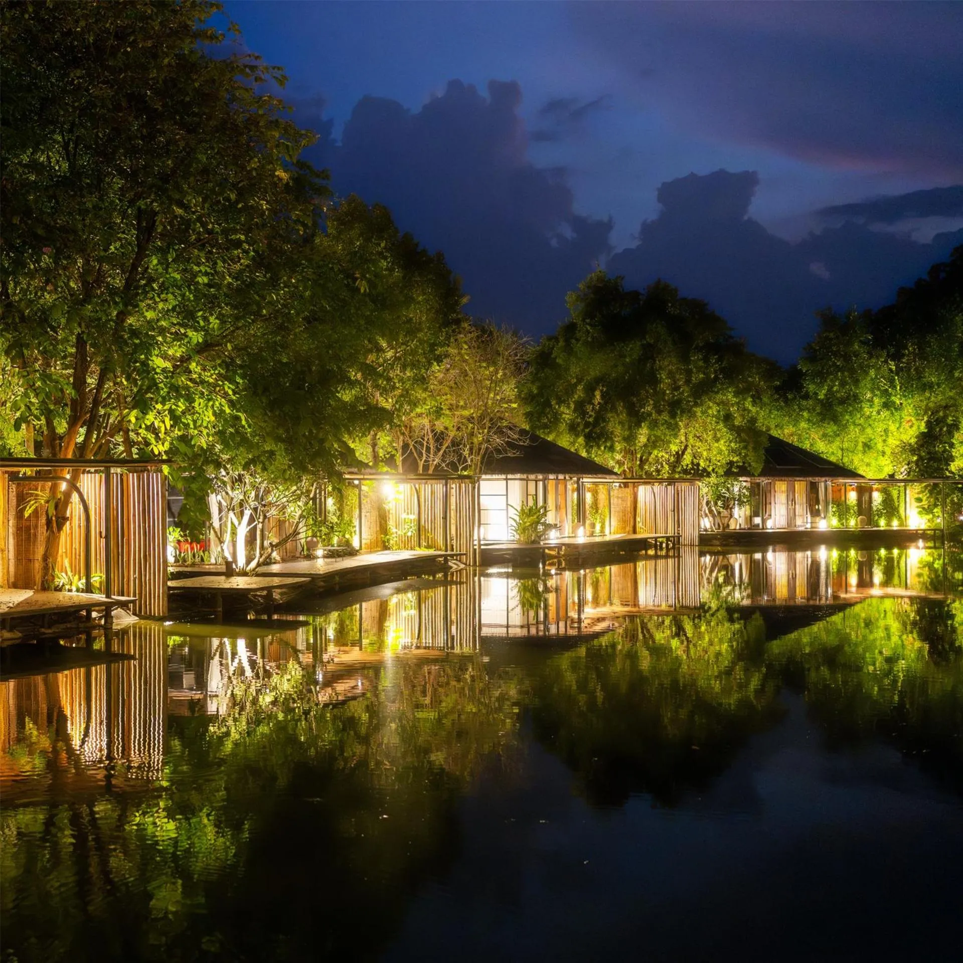 Night in Sanctuary Kanchanaburi