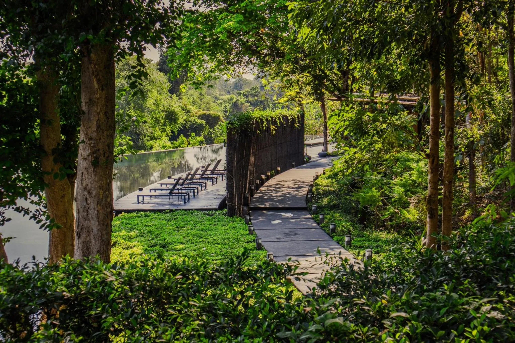 Swimming pool in Sanctuary Kanchanaburi