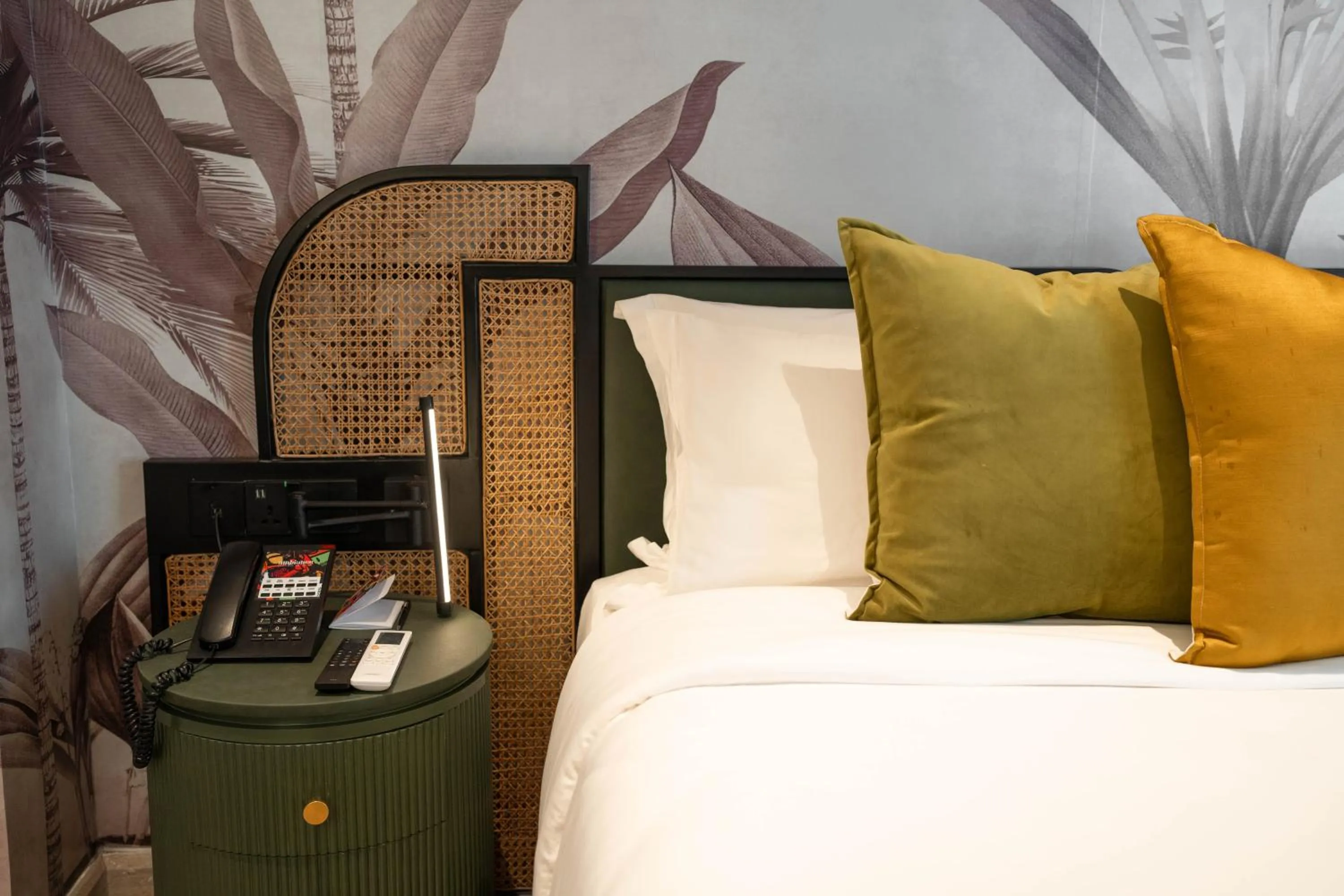 Bed in Ambiance Boutique Art Hotel Islamabad