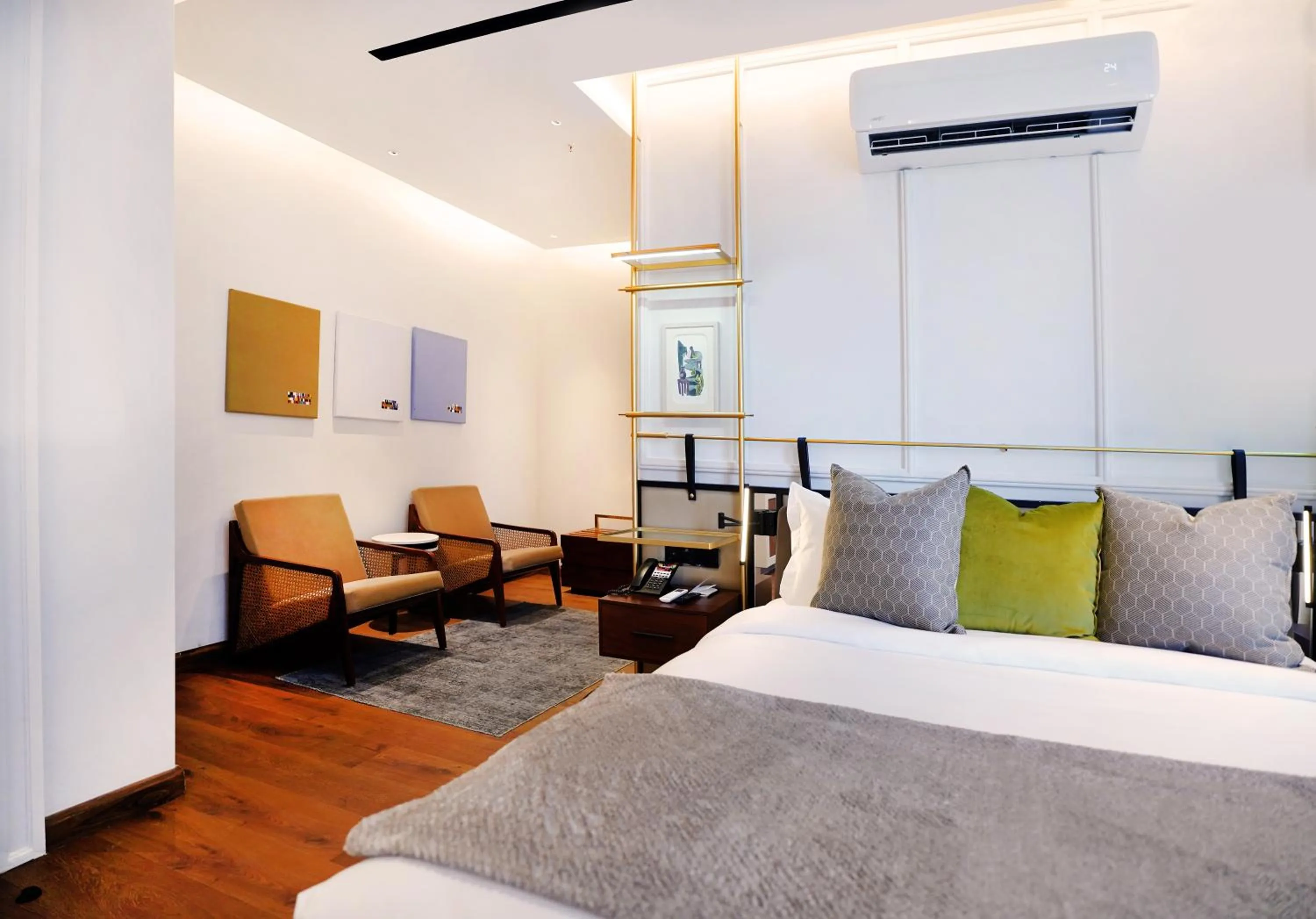 Bedroom, Bed in Ambiance Boutique Art Hotel Islamabad