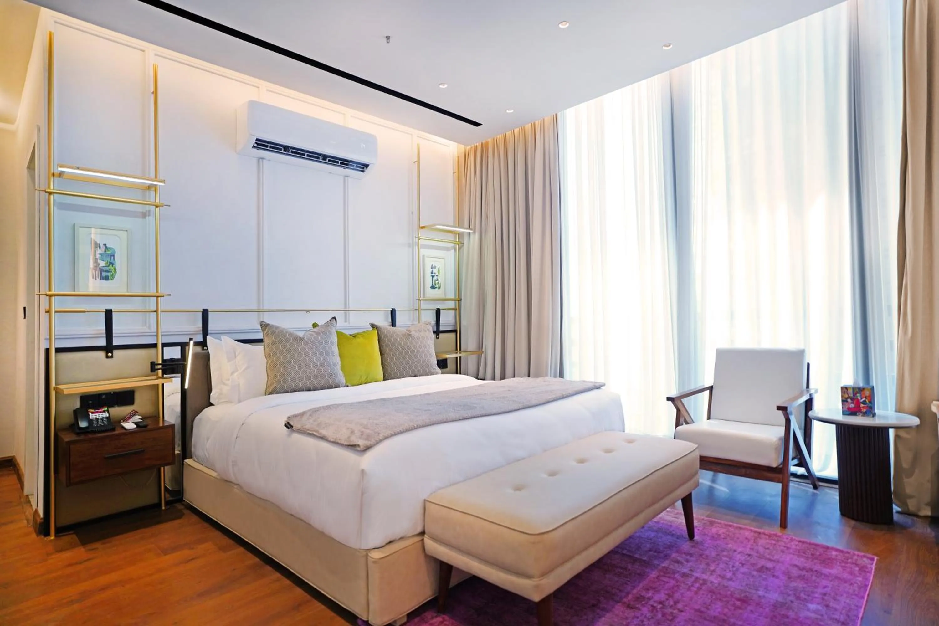 Bedroom, Bed in Ambiance Boutique Art Hotel Islamabad