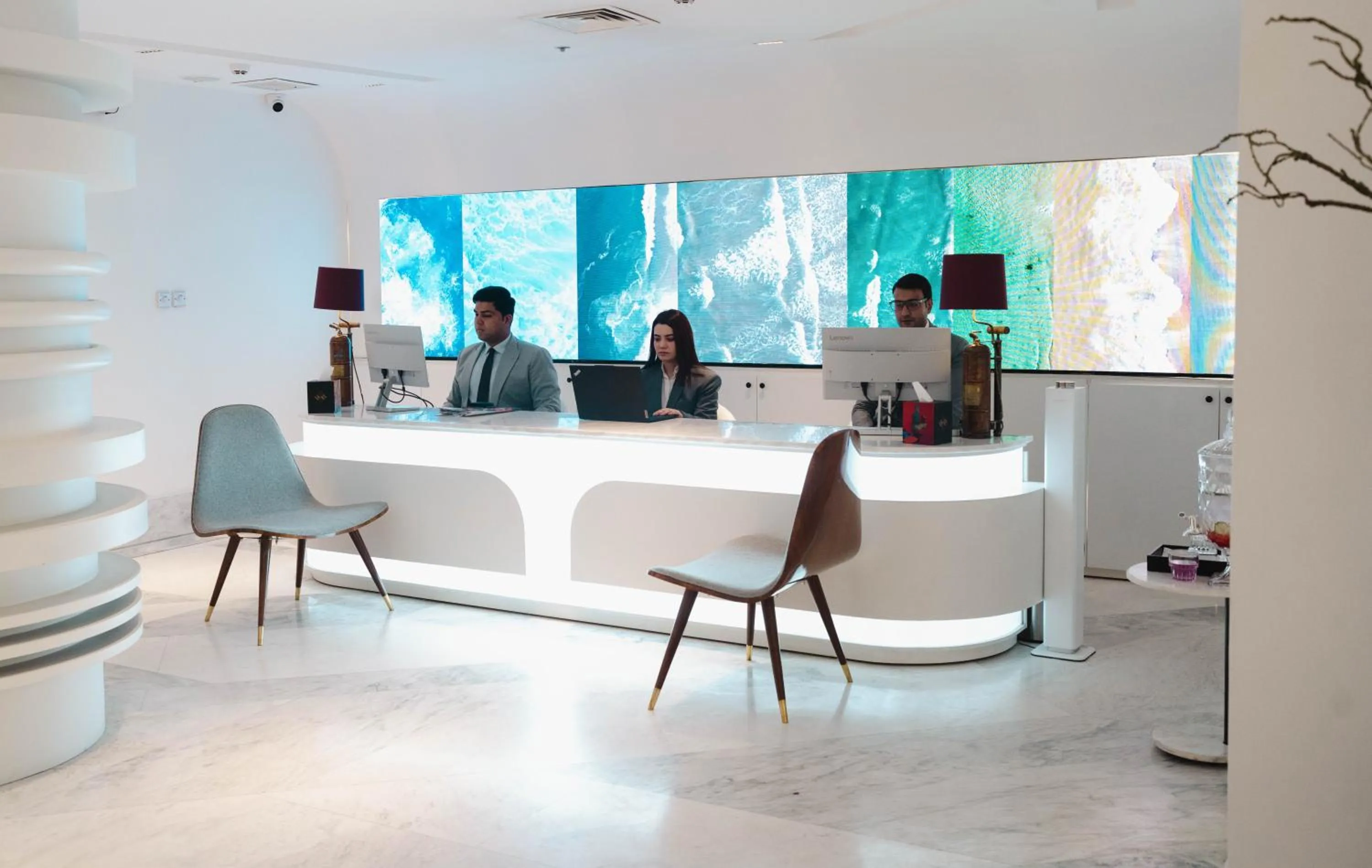 Lobby or reception in Ambiance Boutique Art Hotel Islamabad